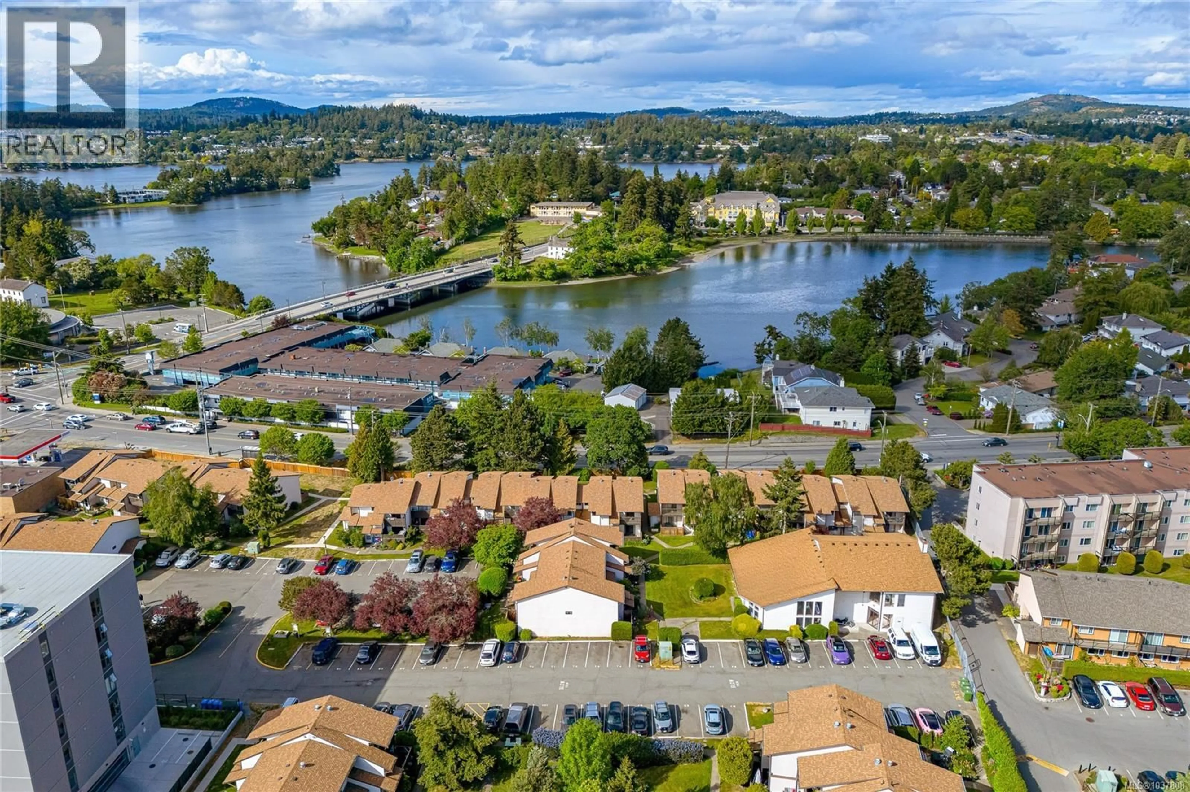 A pic from outside/outdoor area/front of a property/back of a property/a pic from drone, water/lake/river/ocean view for 24 - 1506 ADMIRALS ROAD, View Royal British Columbia V9A7B1