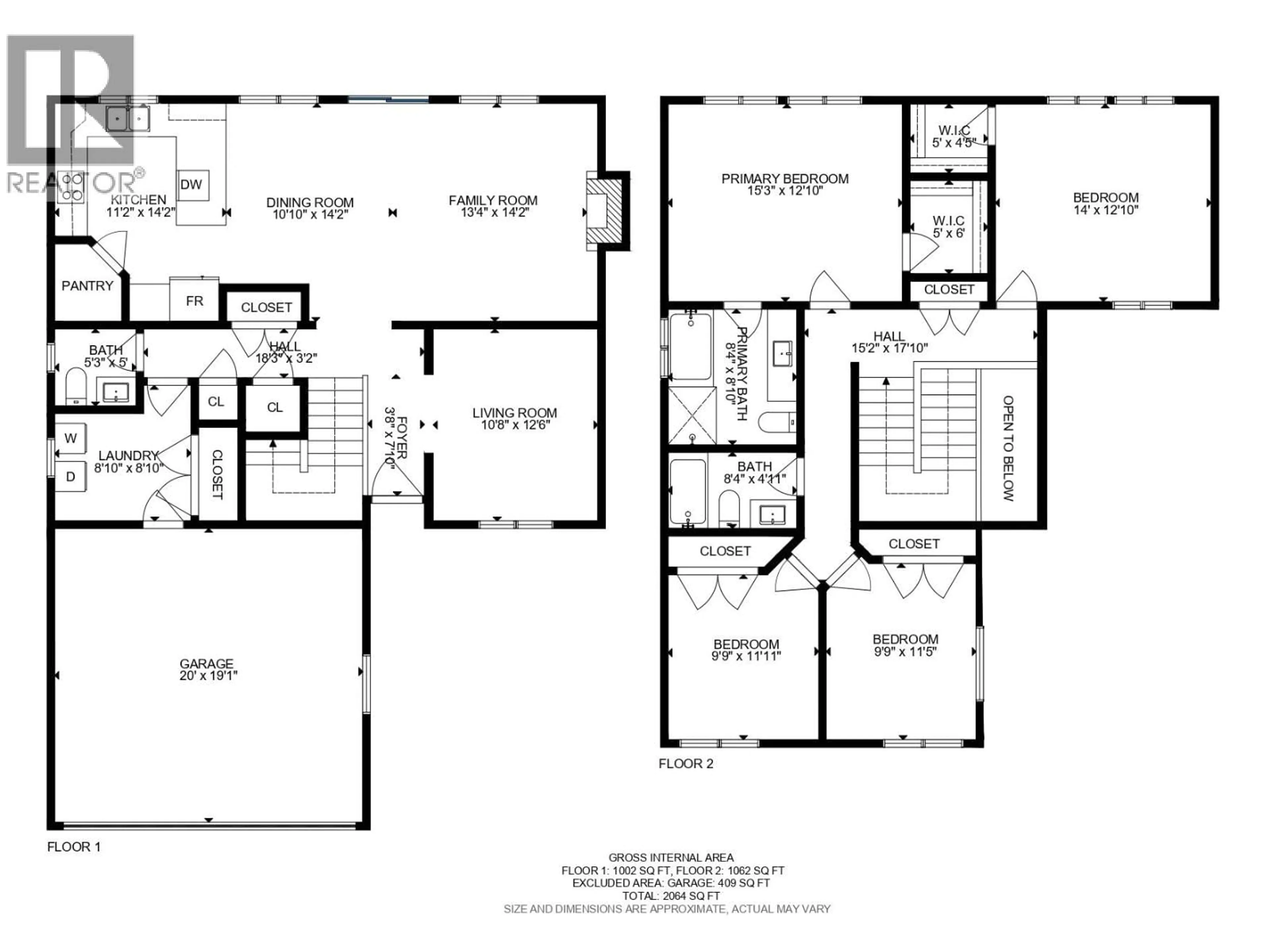 Floor plan for 733 HAYWARD PLACE, Kamloops British Columbia V2B0G1