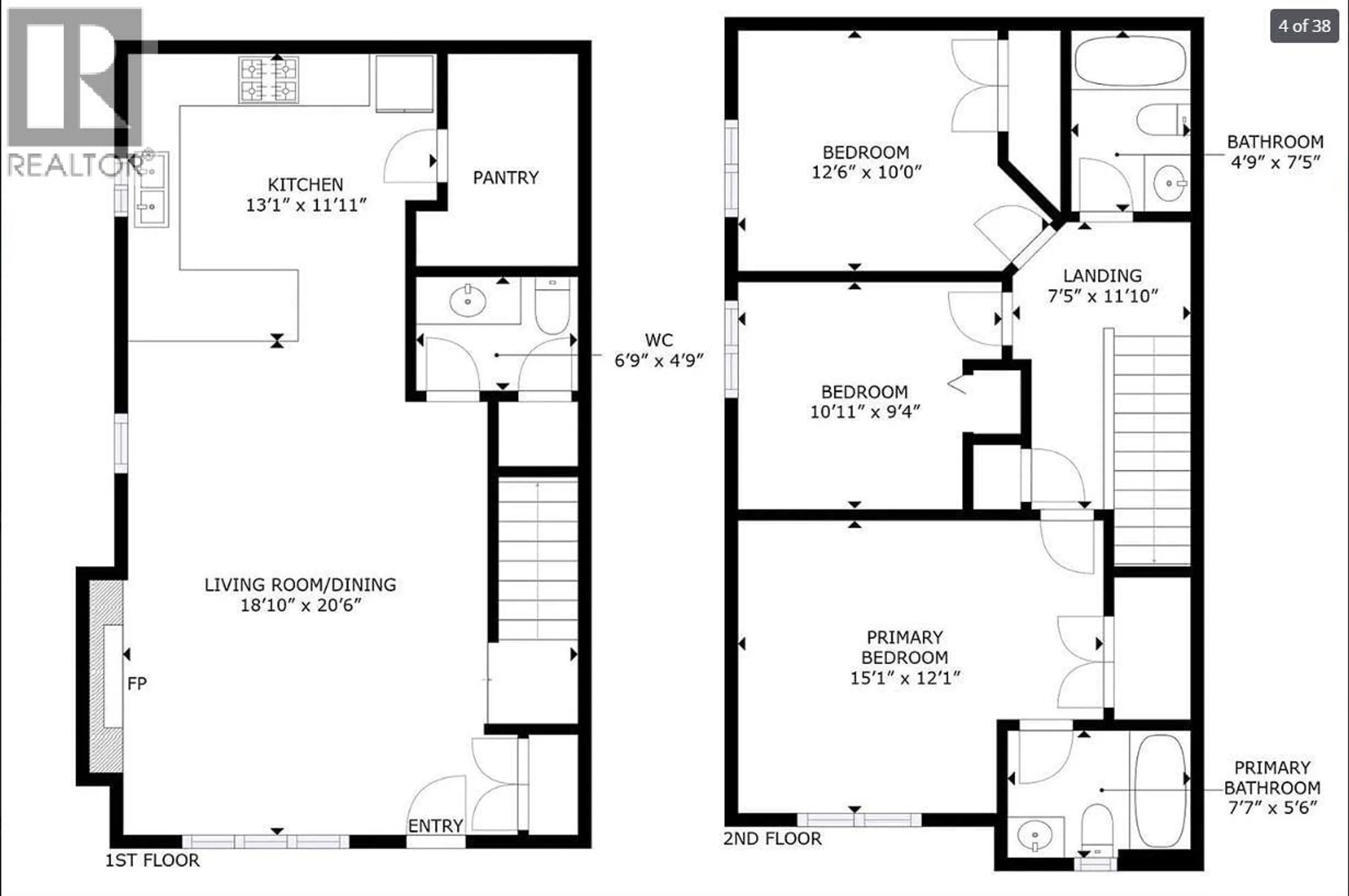 Floor plan for 3 - 1046 MARTIN AVENUE, Kelowna British Columbia V1Y6V5