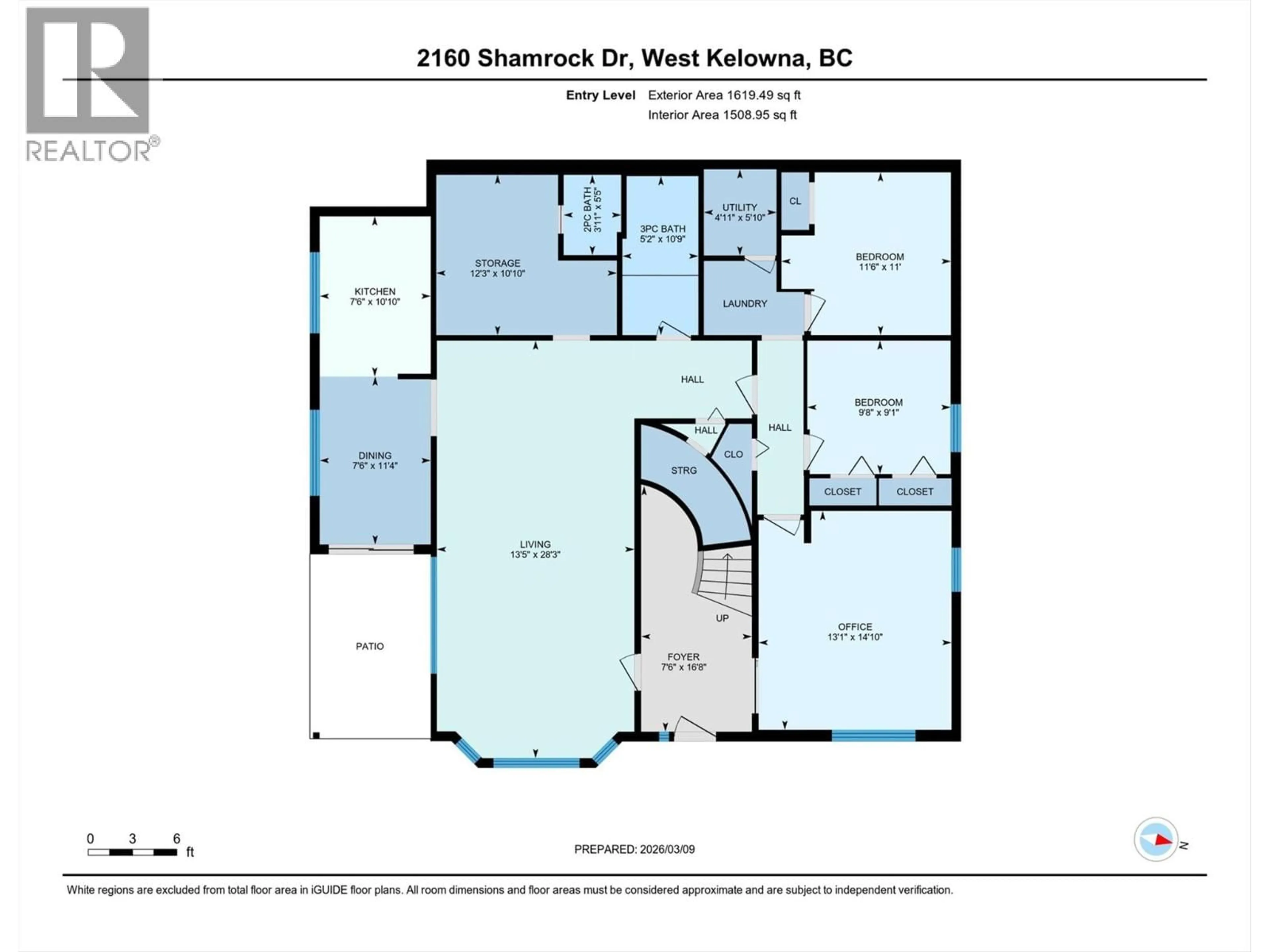 Floor plan for 2160 SHAMROCK DRIVE, West Kelowna British Columbia V4T1T9