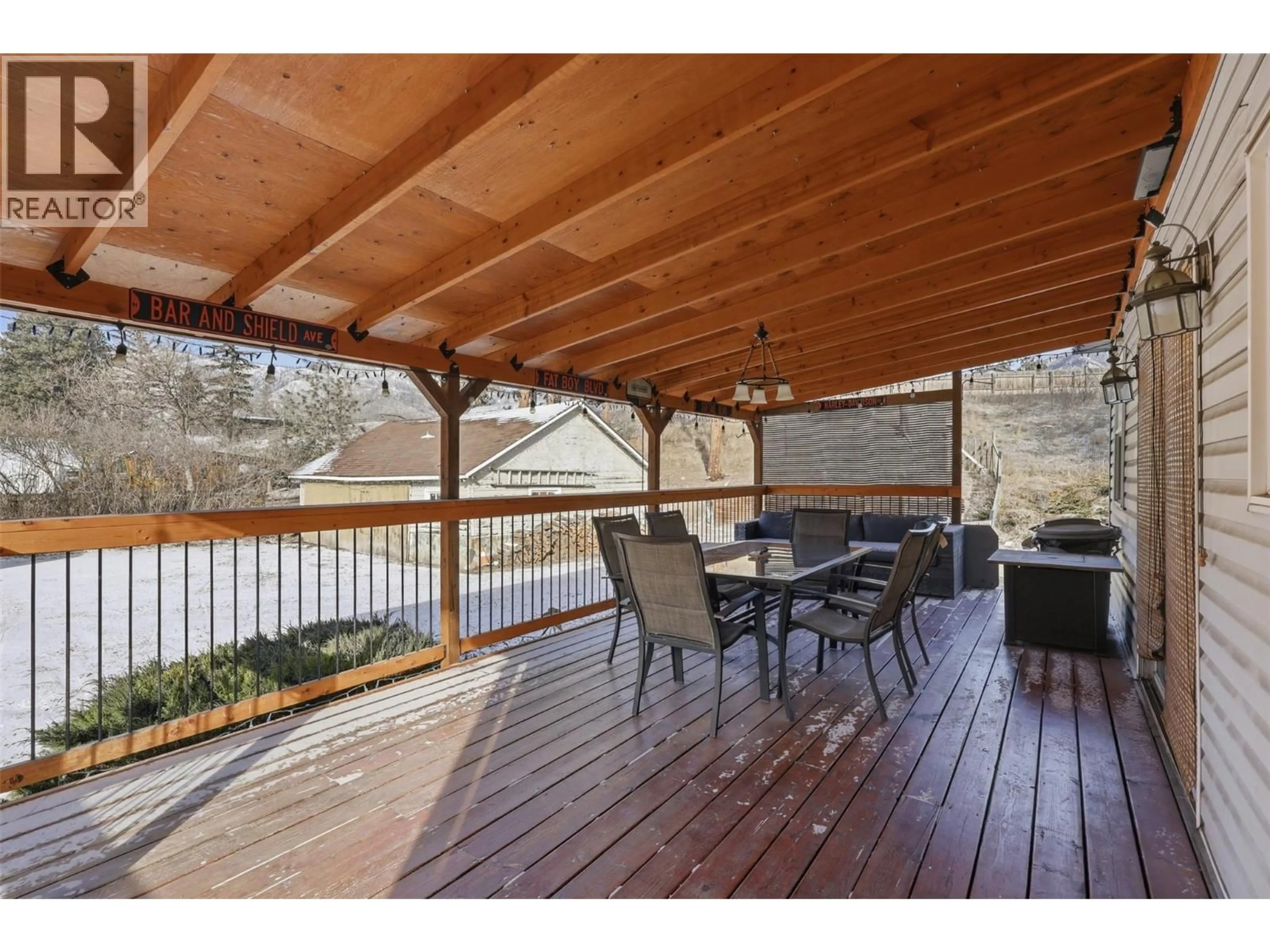 Patio, water/lake/river/ocean view for 4885 KAMLOOPS VERNON HIGHWAY, Westwold British Columbia V0E3B1