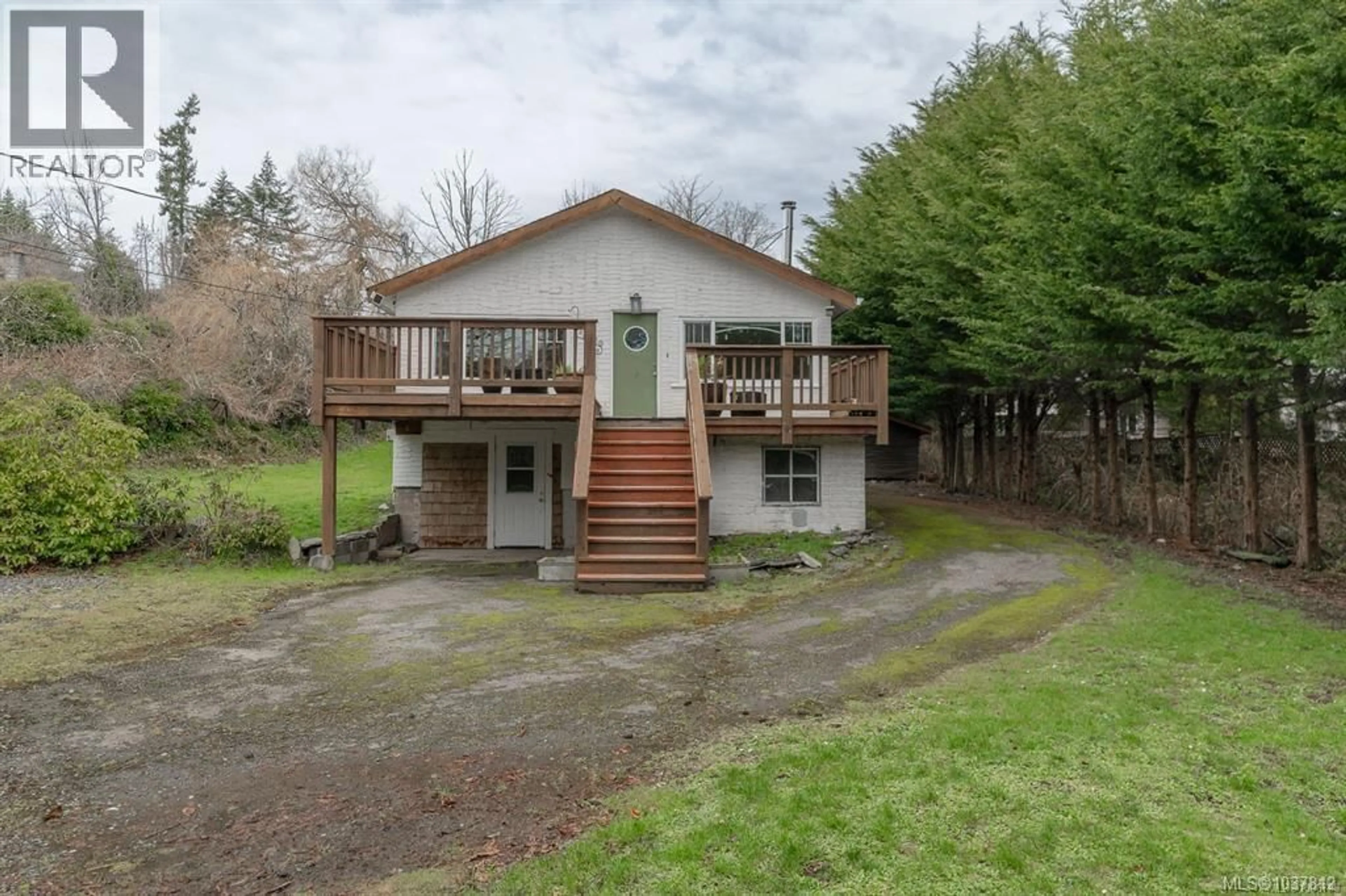 A pic from outside/outdoor area/front of a property/back of a property/a pic from drone, unknown for 6820 GRANT ROAD WEST, Sooke British Columbia V9Z0L7