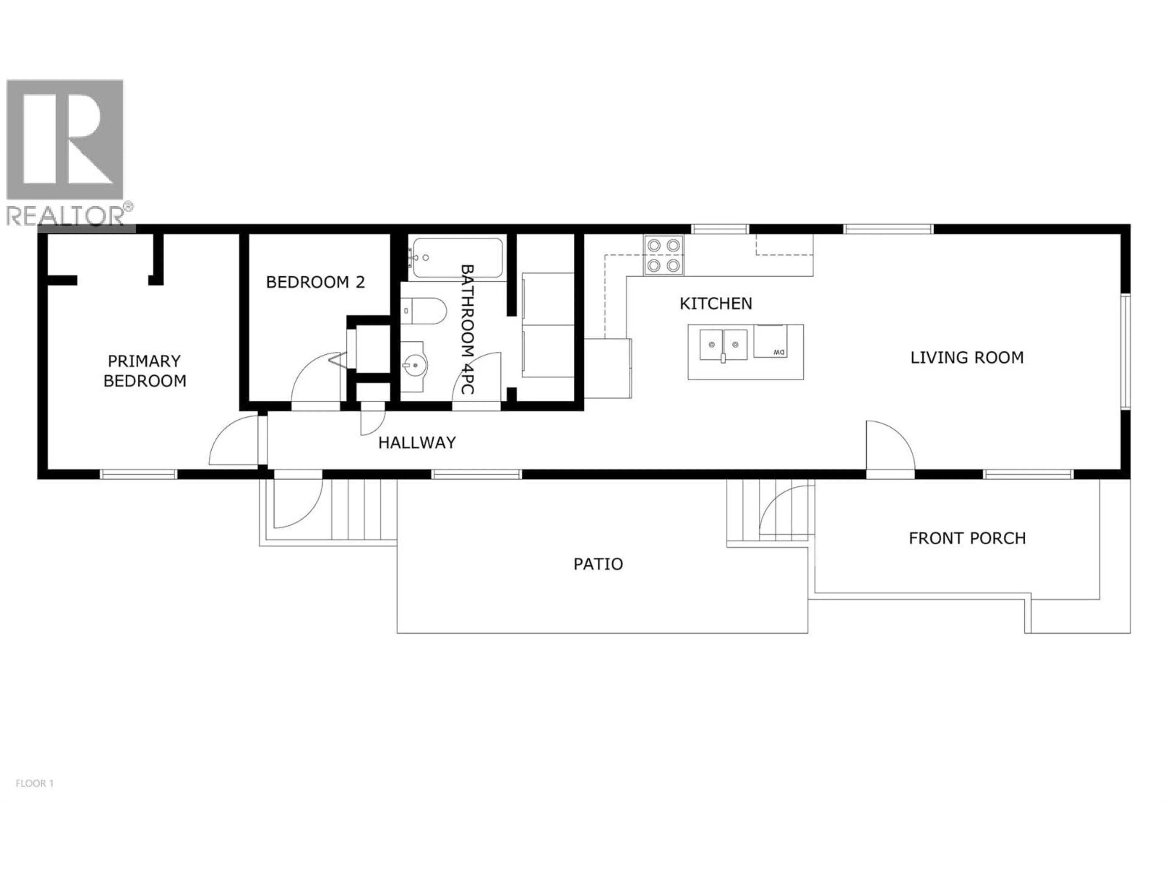 Floor plan for 6 - 3063 HORNSBERGER ROAD, Salmon Arm British Columbia V1E4M1