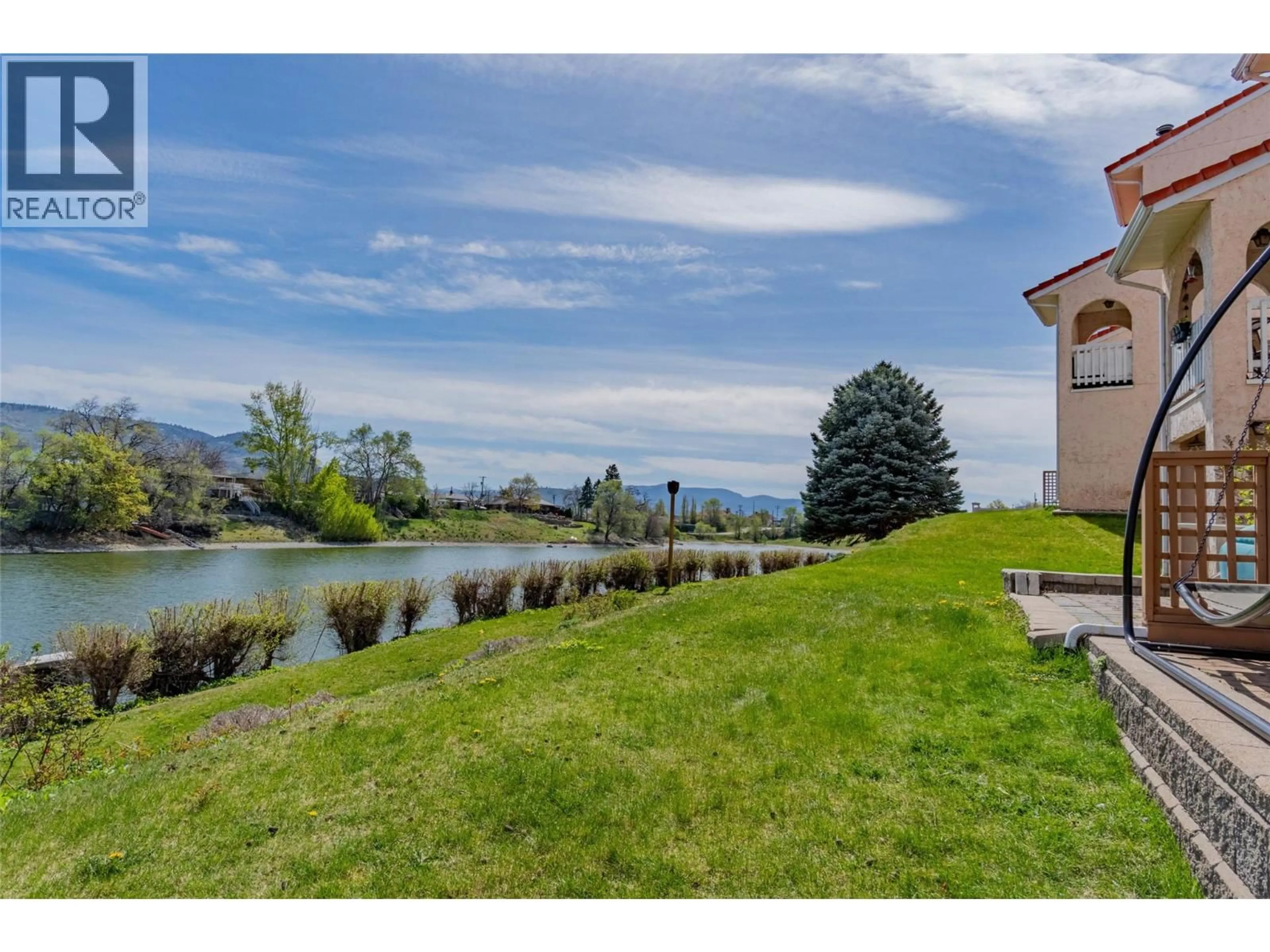 Patio, water/lake/river/ocean view for 8029 VEDETTE DRIVE, Osoyoos British Columbia V0H1V2