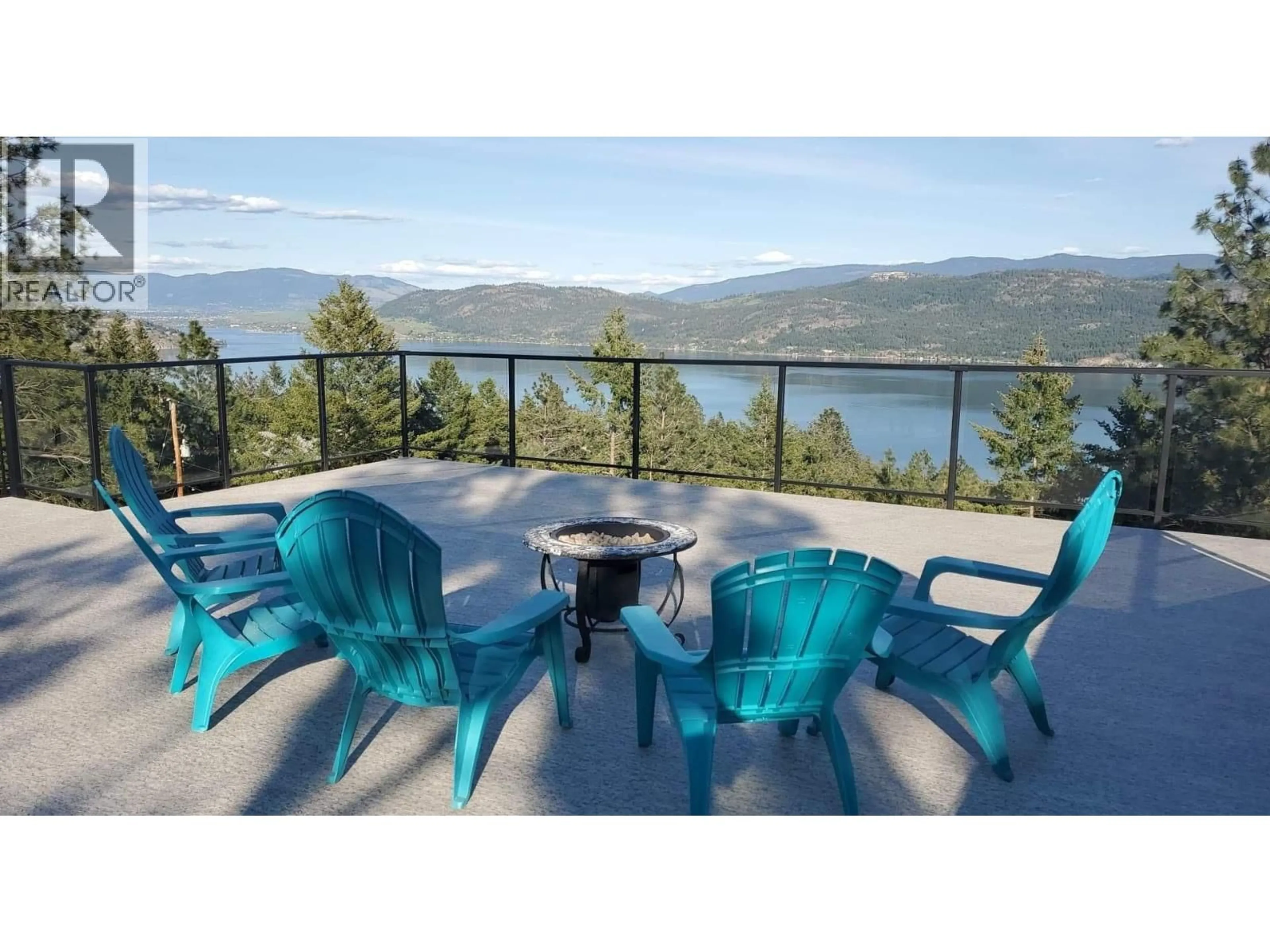 Patio, water/lake/river/ocean view for 571 MOUNTAIN DRIVE, Vernon British Columbia V1H2B7