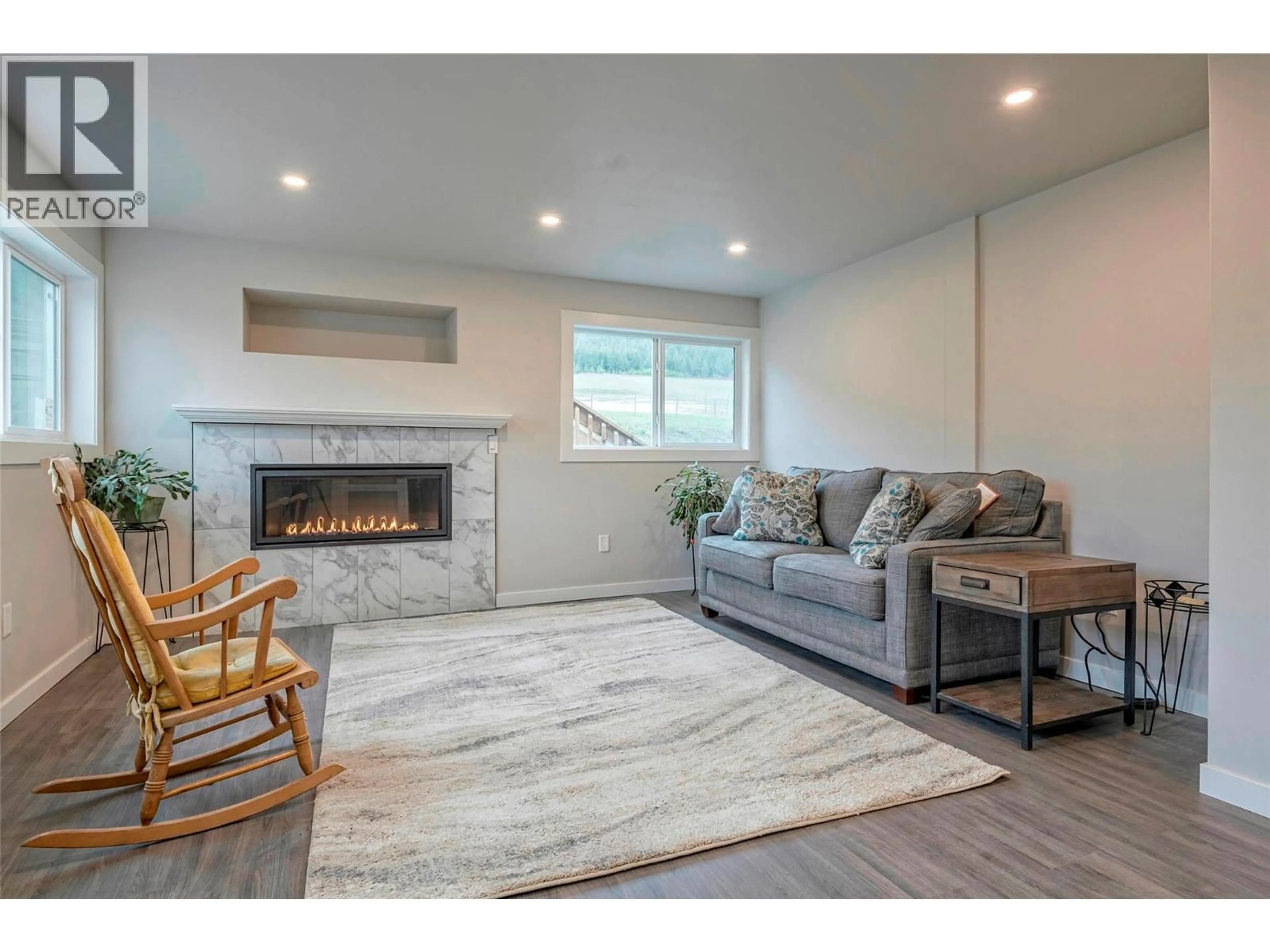 Living room with furniture, unknown for 6449 97 HIGHWAY, Falkland British Columbia V0E1W0