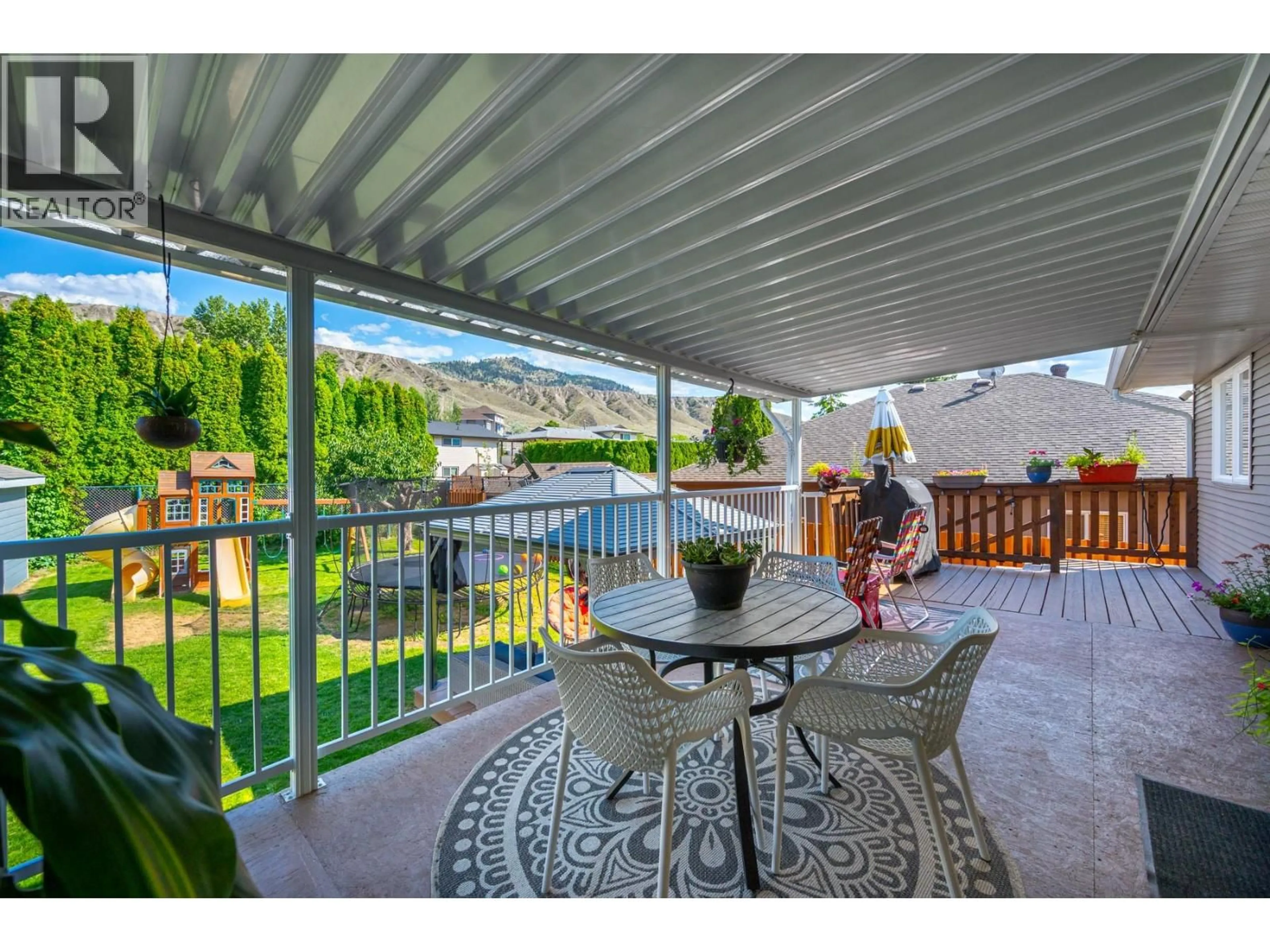 Patio, water/lake/river/ocean view for 1257 MESA VISTA DRIVE, Ashcroft British Columbia V0K1A0