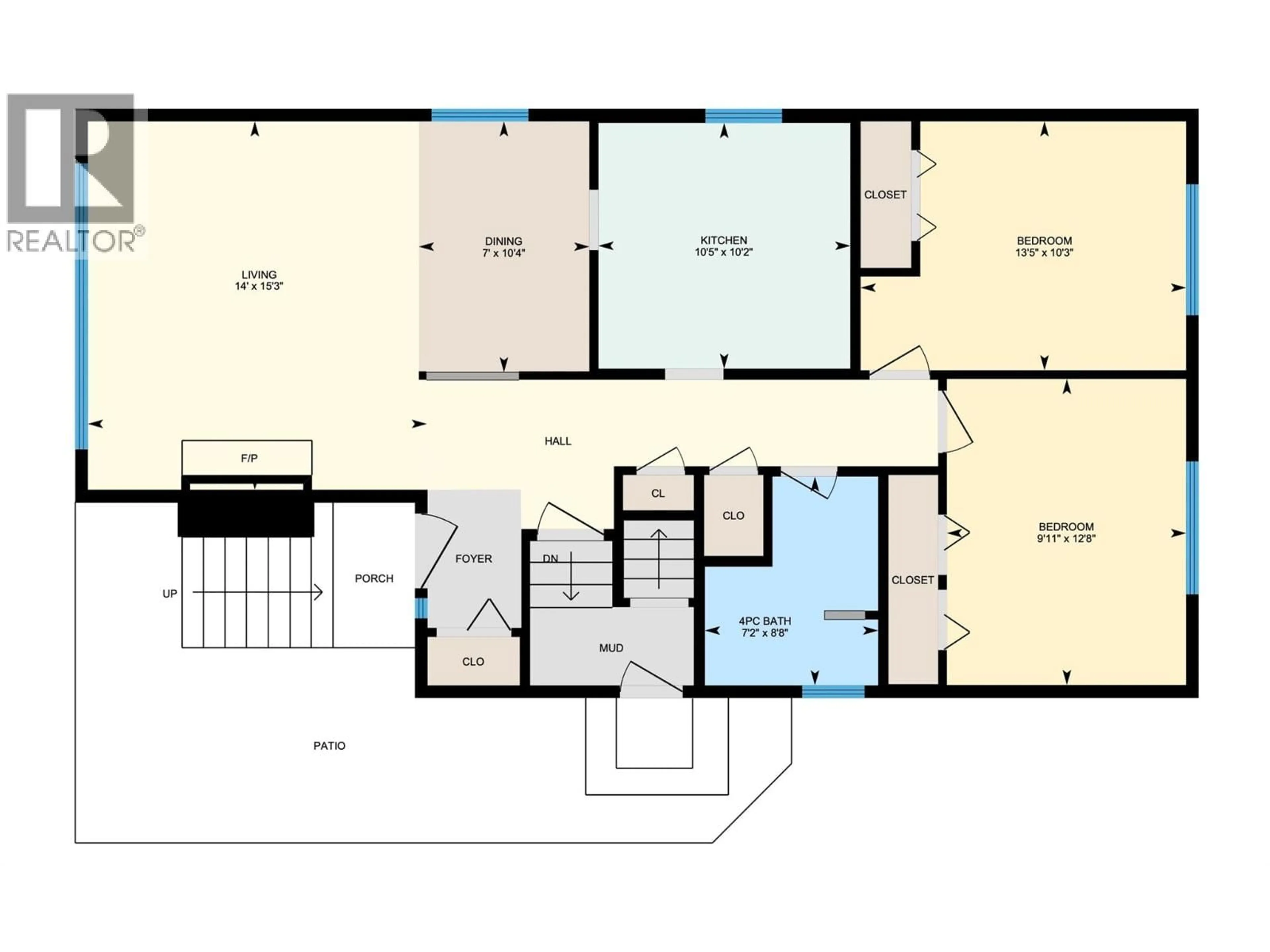 Floor plan for 751 SAUCIER AVENUE, Kelowna British Columbia V1Y6A4