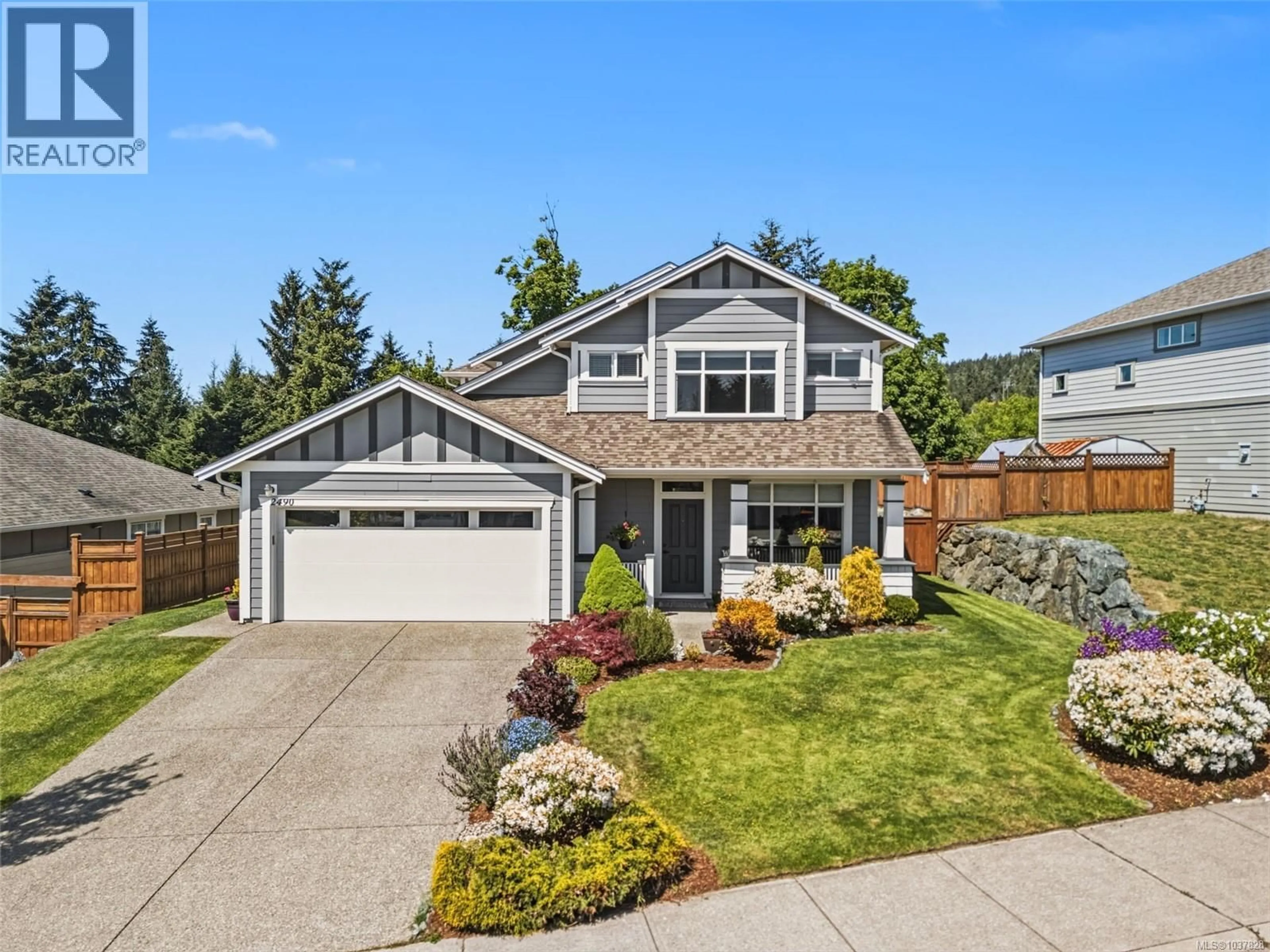 Home with vinyl exterior material, street for 2490 ANTHONY PLACE, Sooke British Columbia V9Z1N4