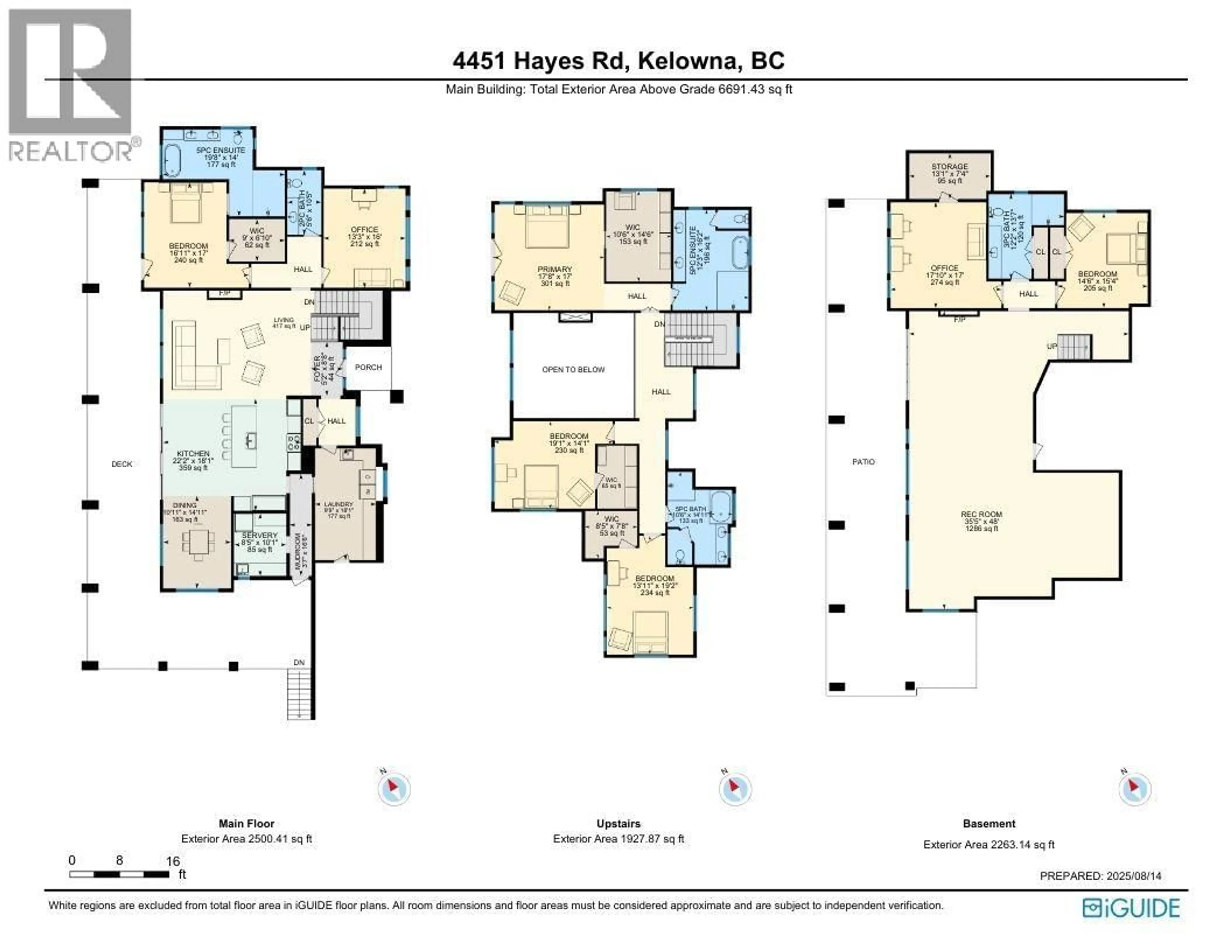 Floor plan for 4451 HAYES ROAD, Kelowna British Columbia V1W5A7