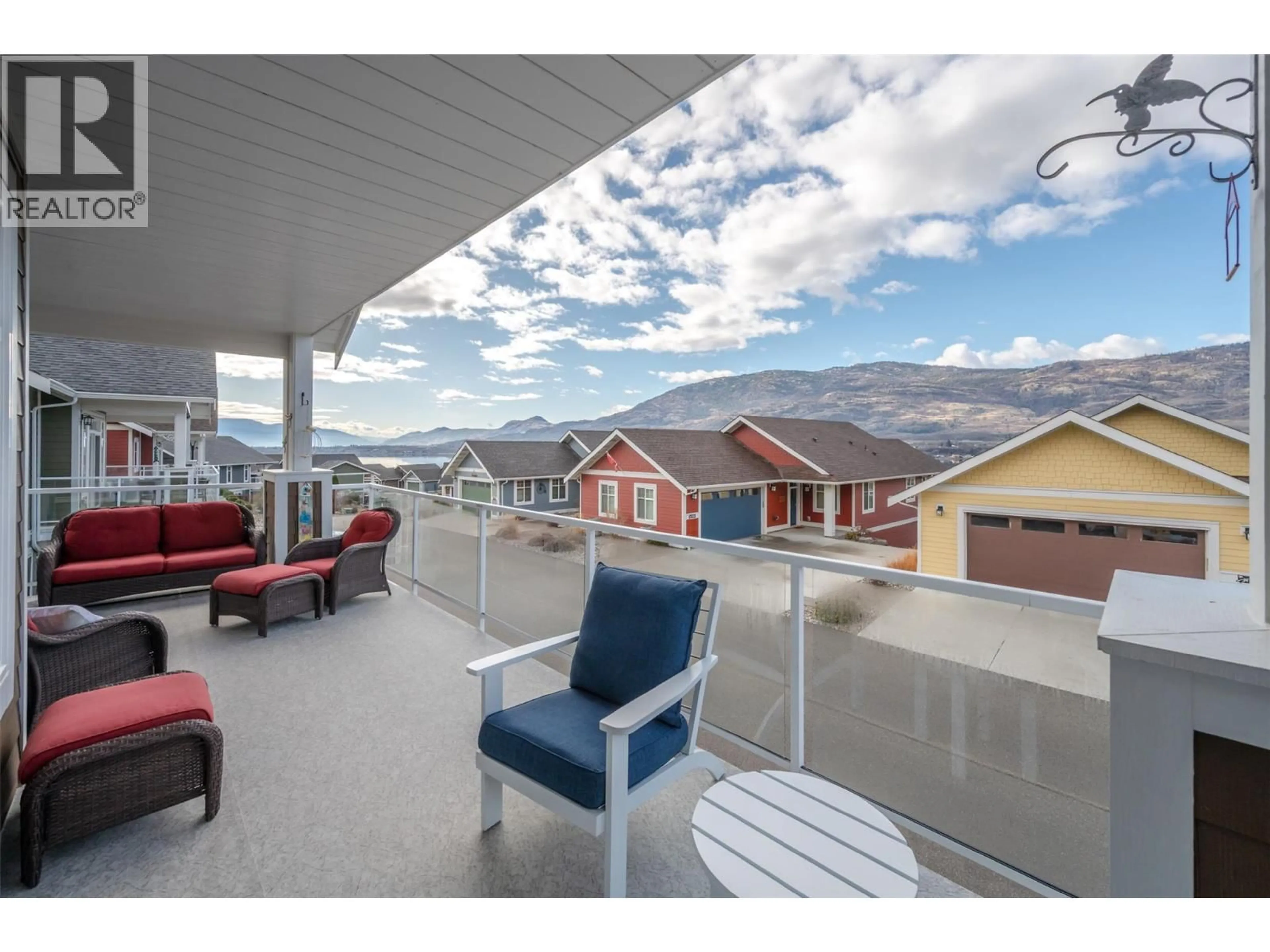 Patio, mountain view for 187 - 2450 RADIO TOWER ROAD, Oliver British Columbia V0H1T1