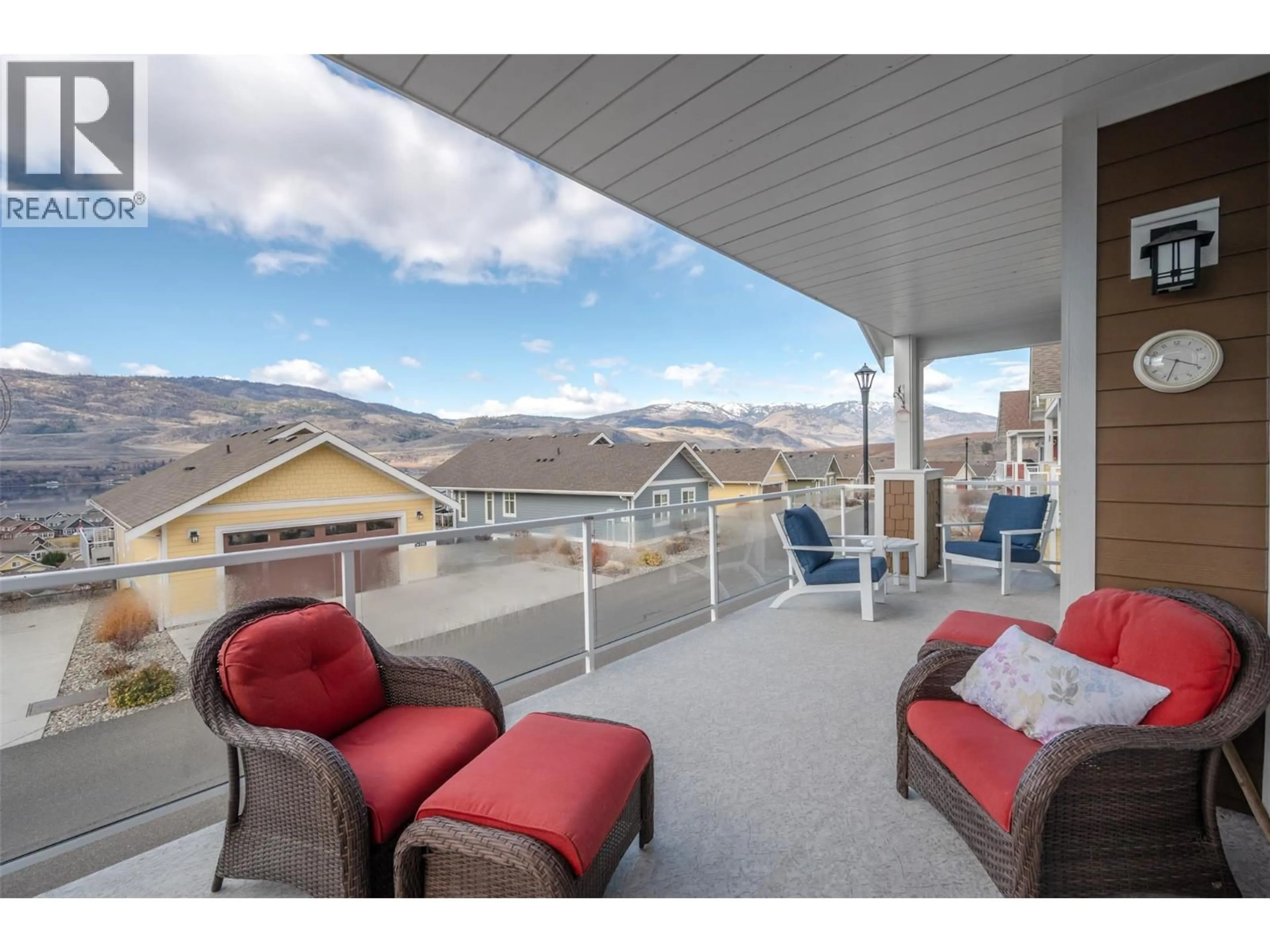 Patio, mountain view for 187 - 2450 RADIO TOWER ROAD, Oliver British Columbia V0H1T1