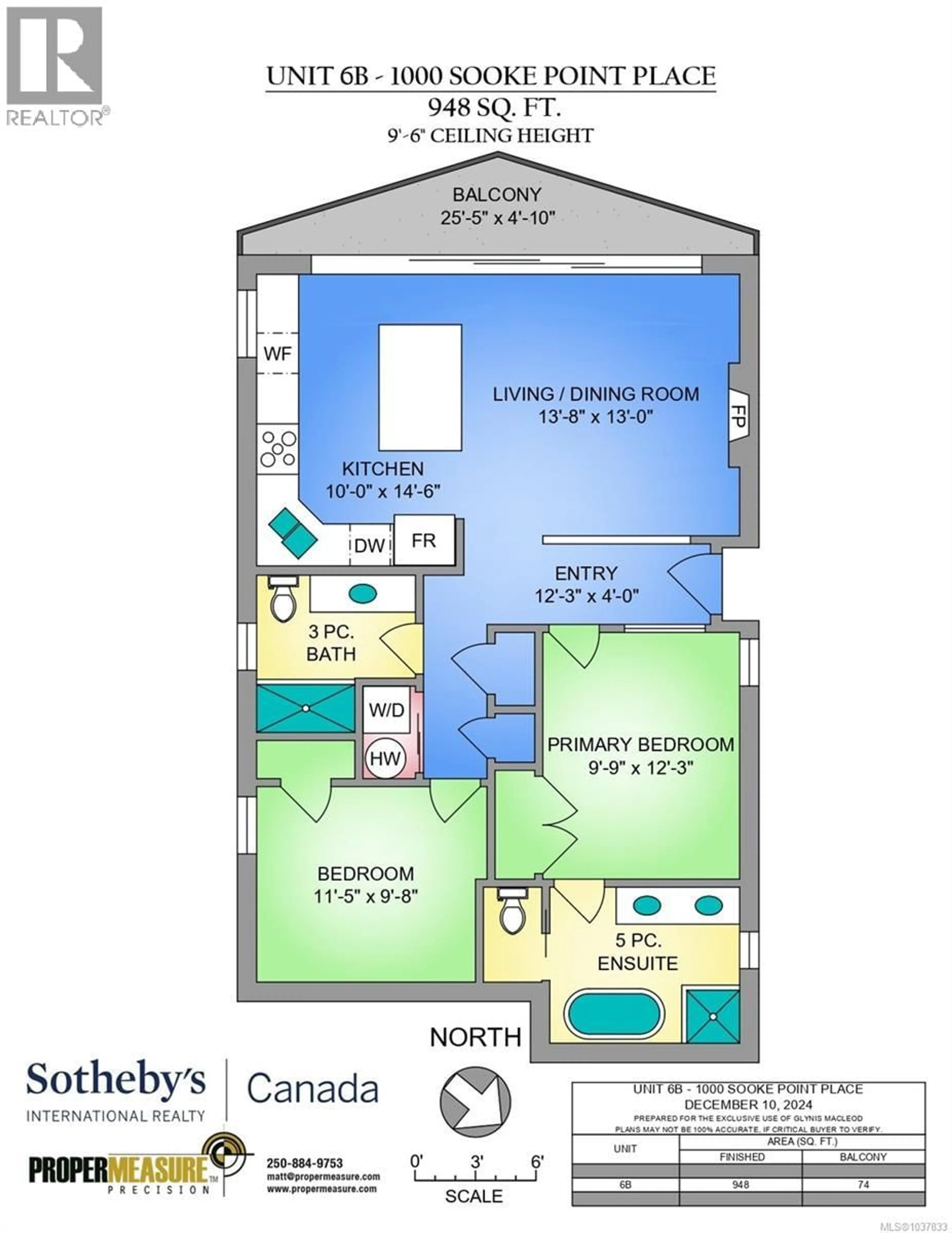 Floor plan for 6B - 1000 SOOKEPOINT PLACE, Sooke British Columbia V9Z1L8