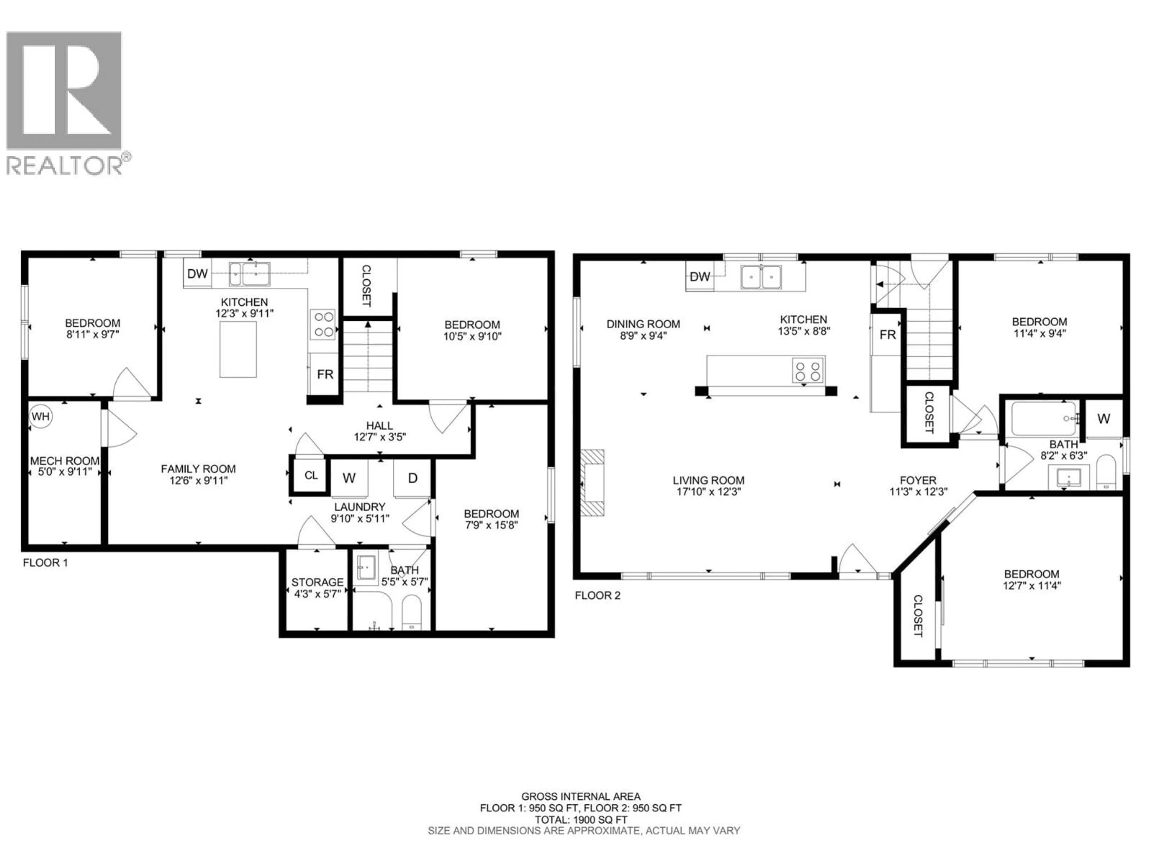 Floor plan for 1006 BATTLE STREET, Kamloops British Columbia V2C2N3