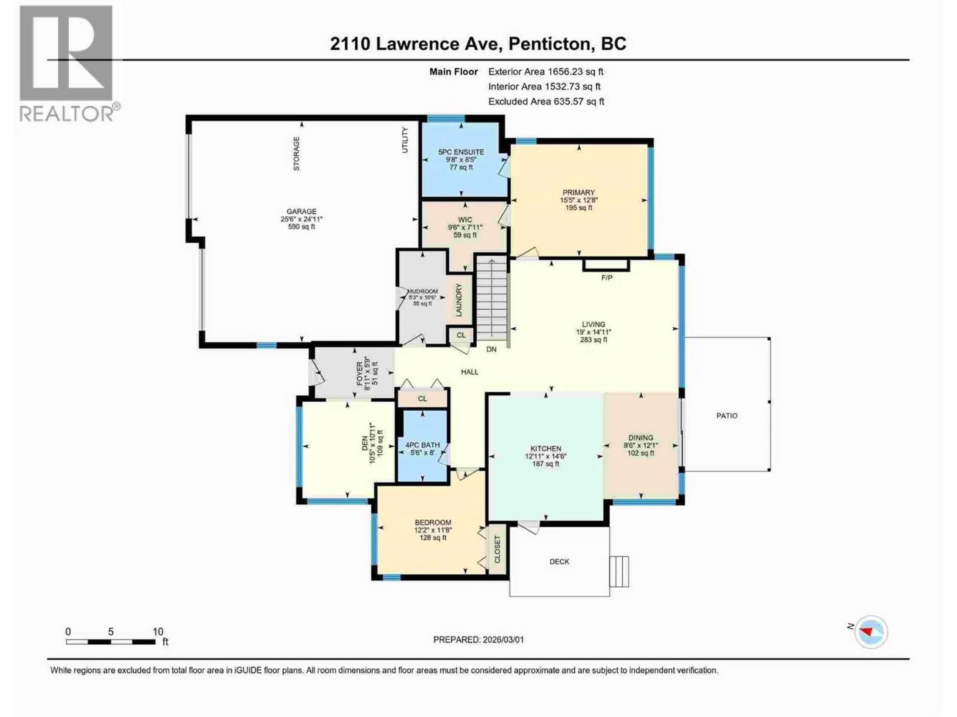 Floor plan for 2110 LAWRENCE AVENUE, Penticton British Columbia V2A9G6