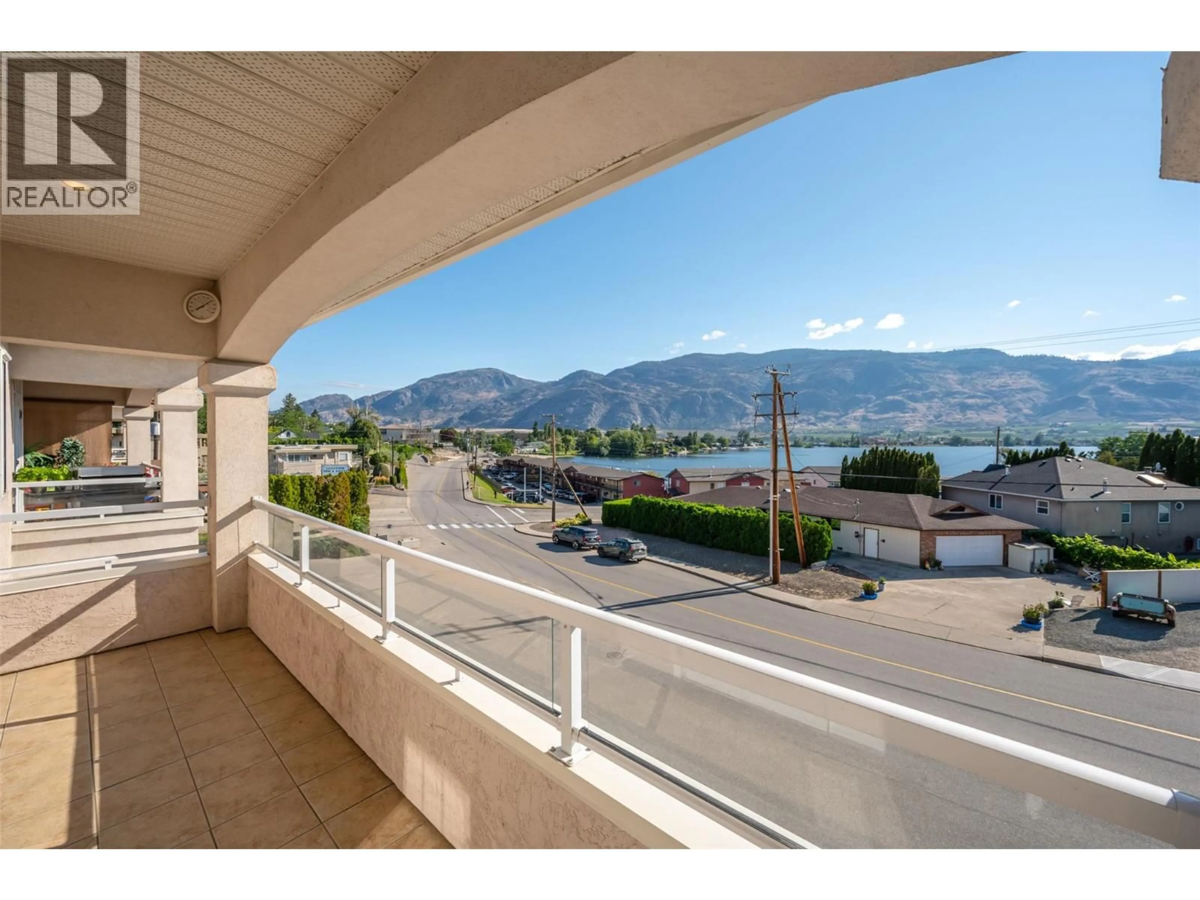 Balcony in the apartment, water/lake/river/ocean view for 301 - 5820 89TH STREET, Osoyoos British Columbia V0H1V1