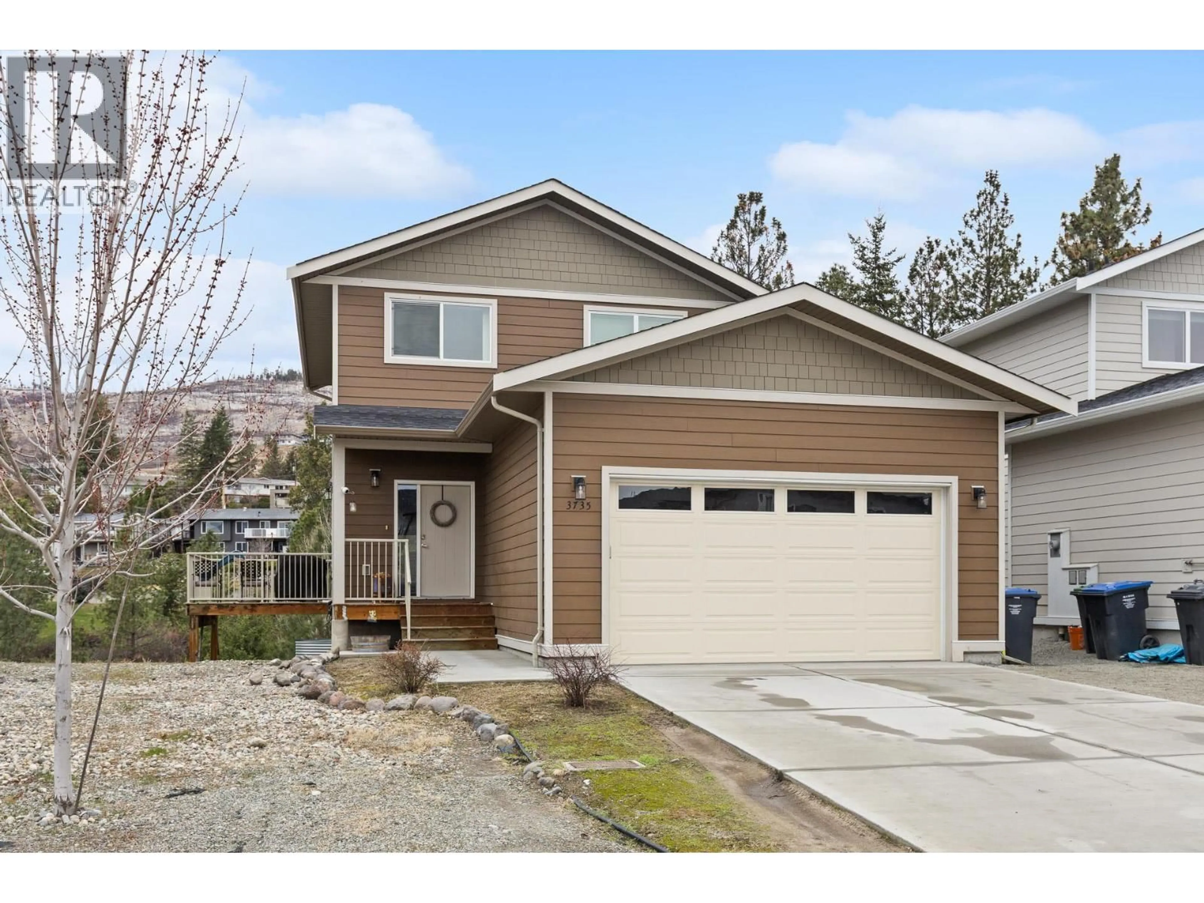 Home with vinyl exterior material, street for 3735 INVERNESS ROAD, West Kelowna British Columbia V4T3N2