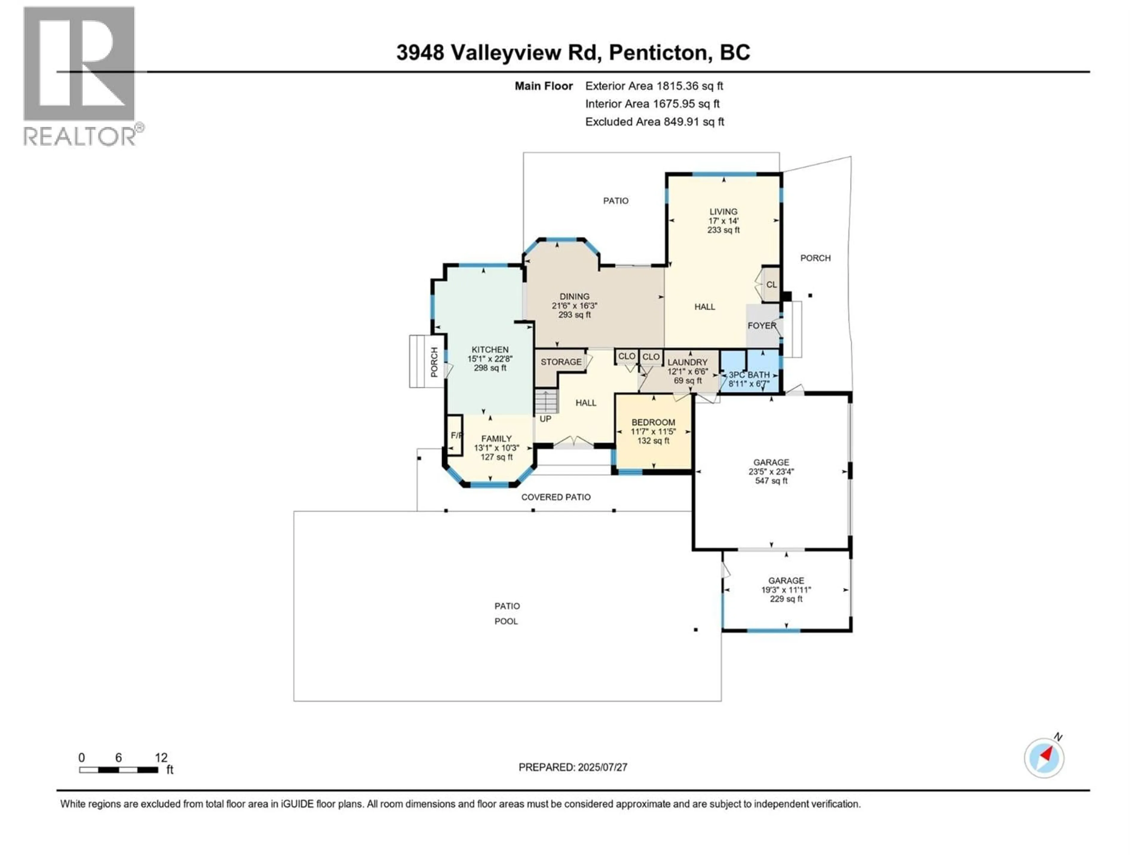 Floor plan for 3948 VALLEYVIEW ROAD, Penticton British Columbia V2A8V8