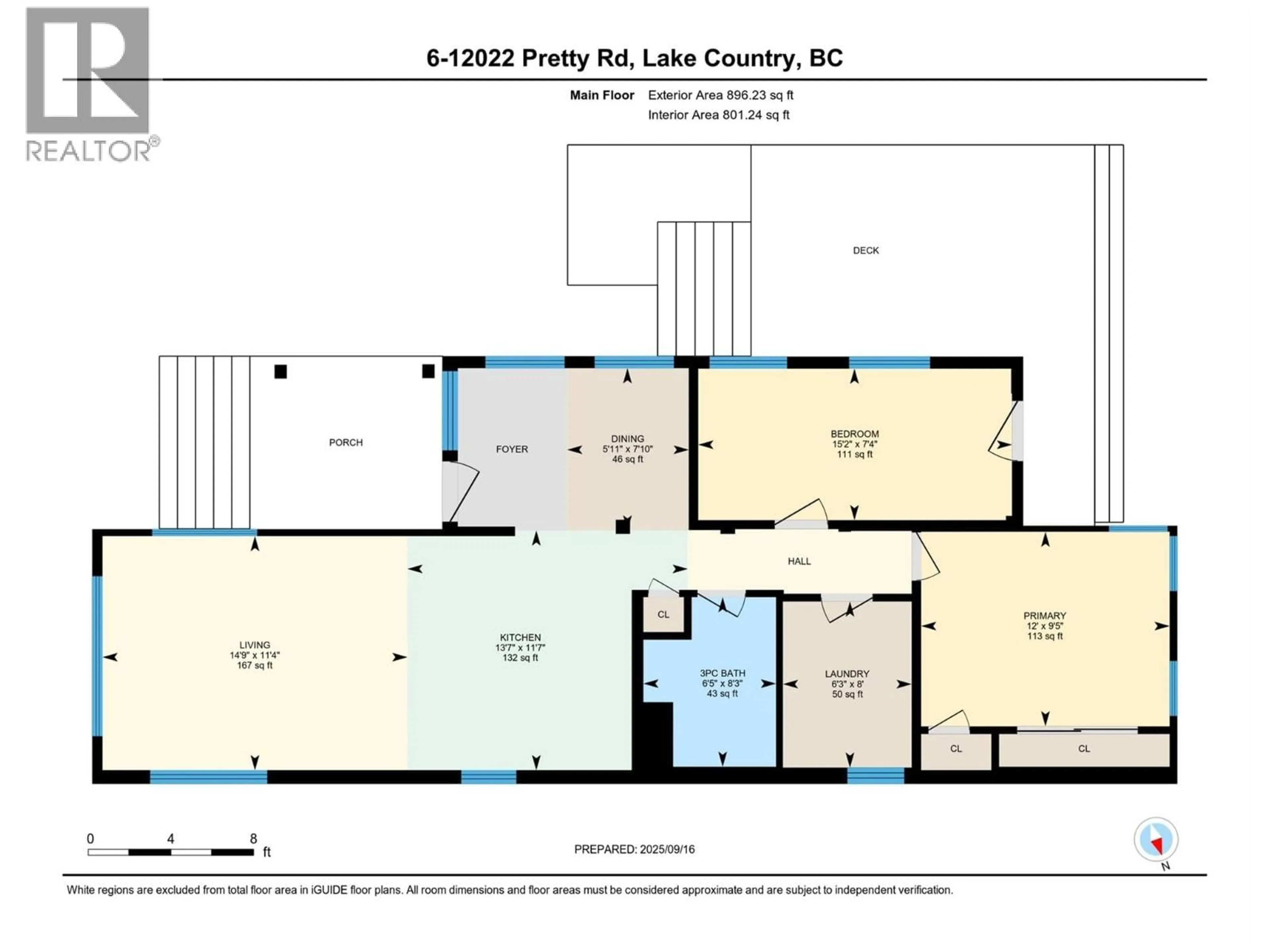 Floor plan for 6 - 12022 PRETTY ROAD, Lake Country British Columbia V4V2E3