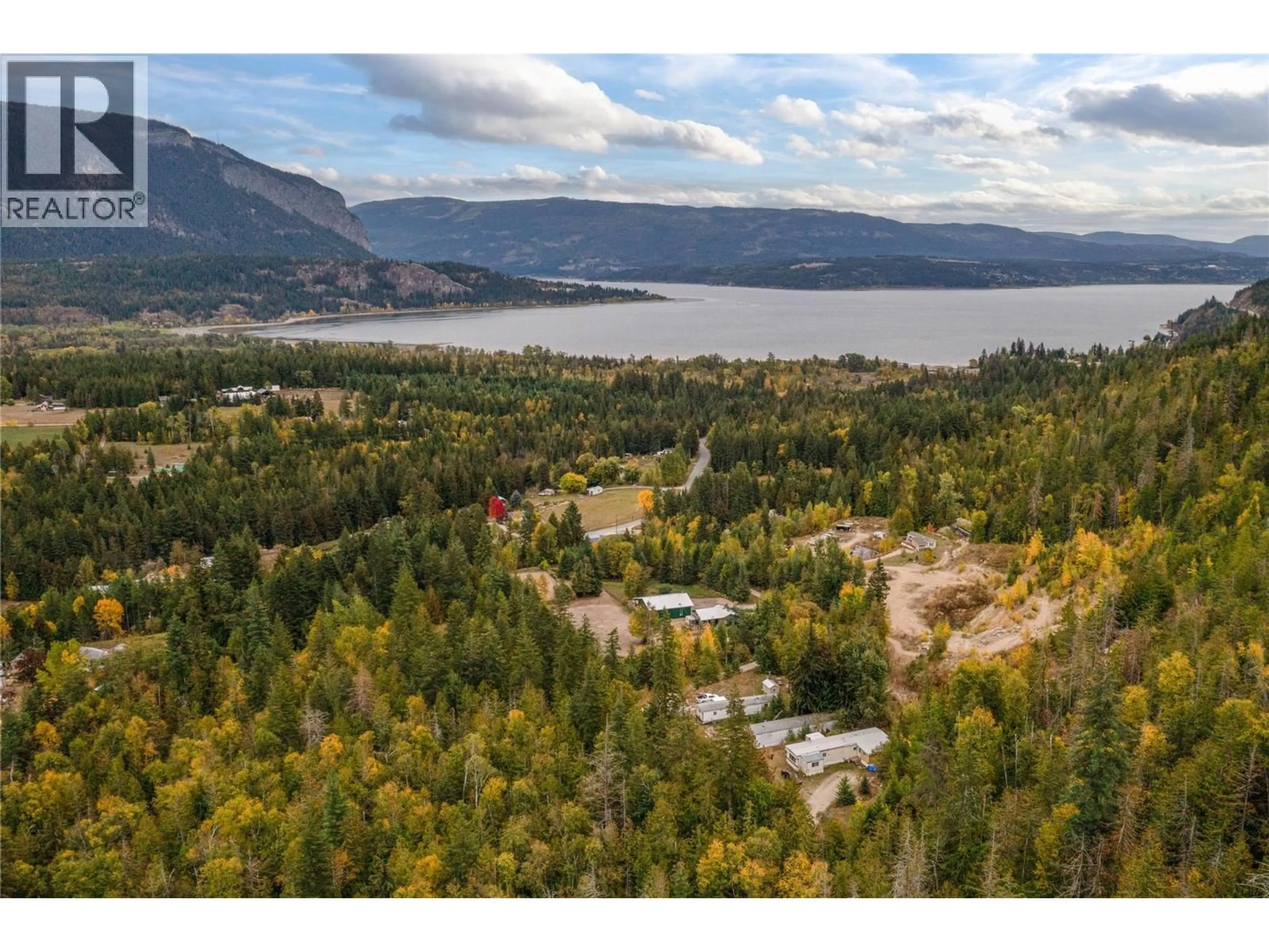 A pic from outside/outdoor area/front of a property/back of a property/a pic from drone, water/lake/river/ocean view for 1,2,3 - 649 LEE ROAD, Tappen British Columbia V0E2X0