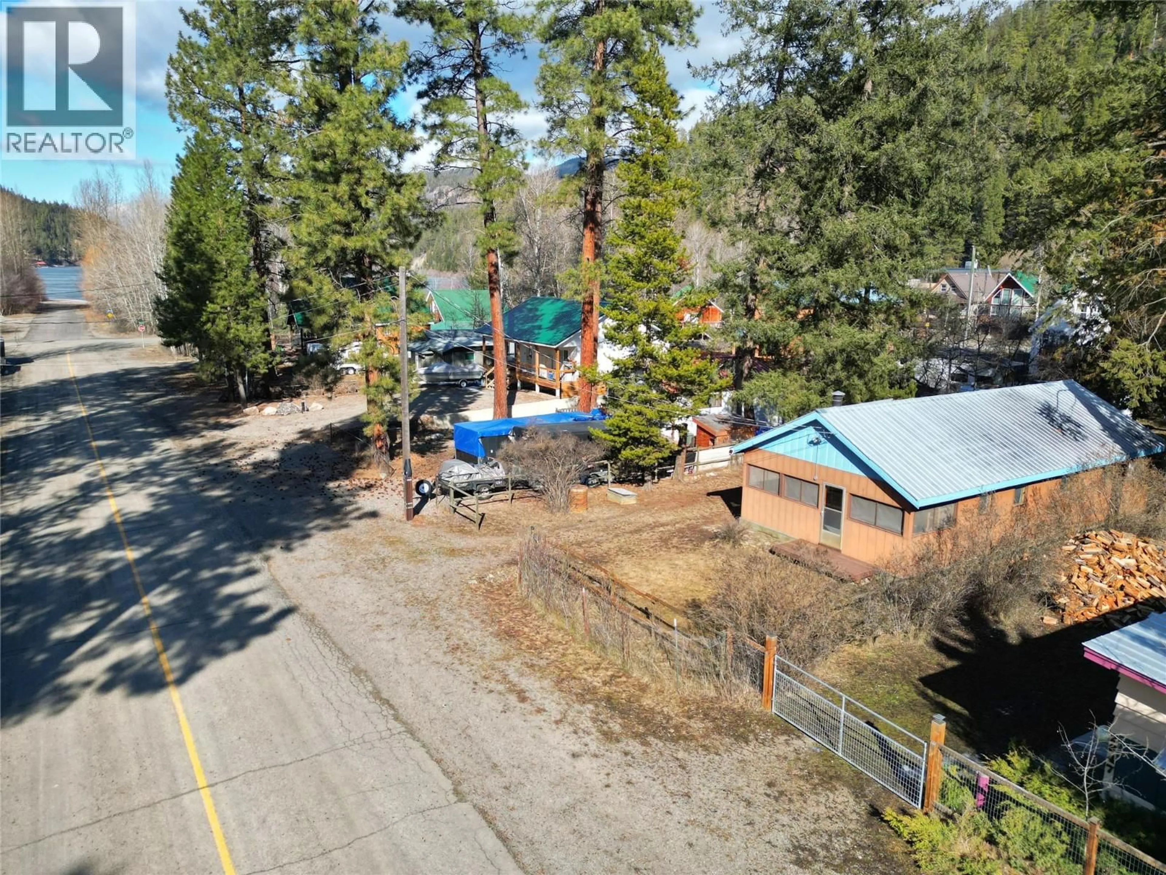 A pic from outside/outdoor area/front of a property/back of a property/a pic from drone, unknown for 2649 OTTER AVENUE, Tulameen British Columbia V0X1W0