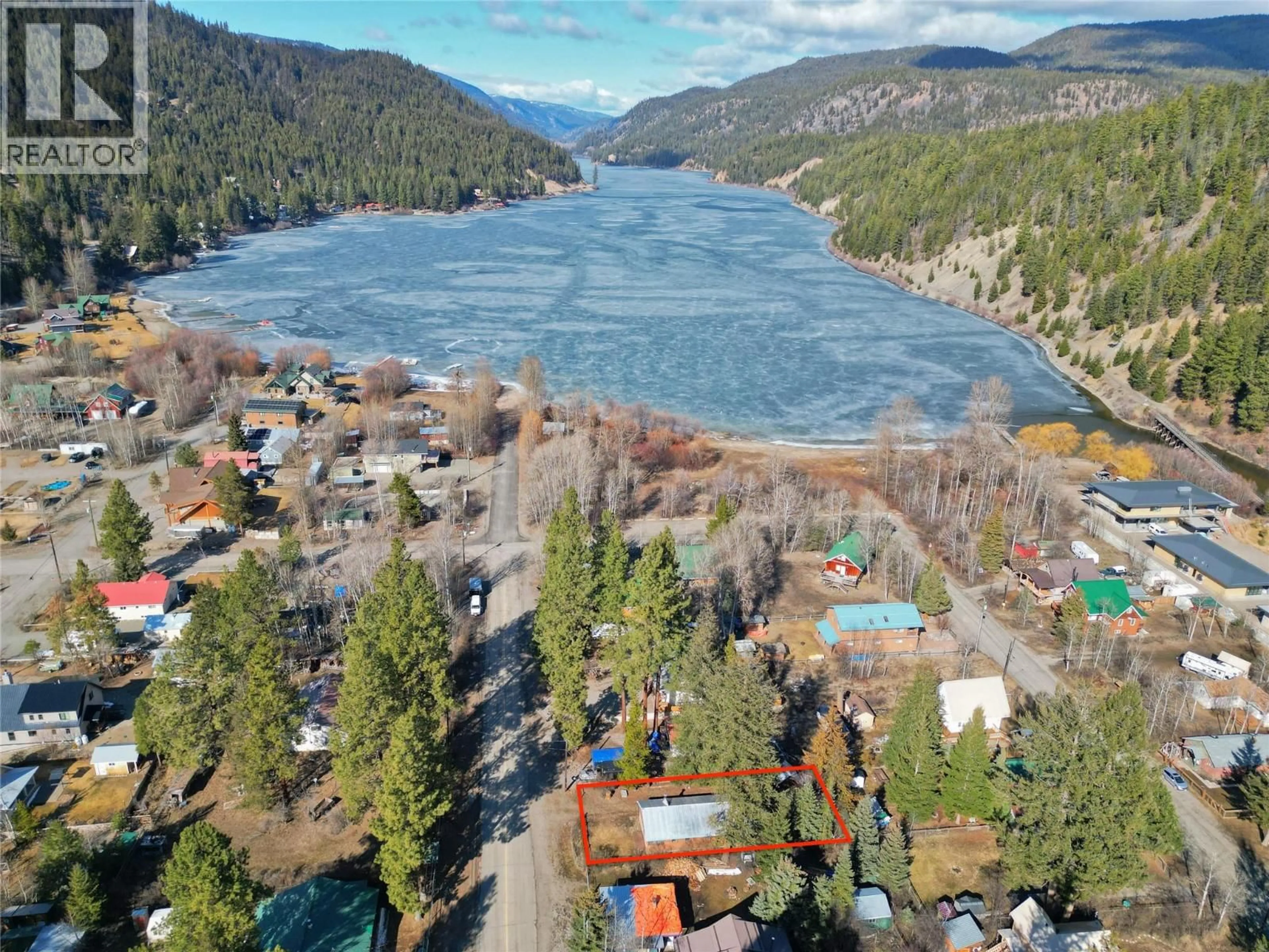 A pic from outside/outdoor area/front of a property/back of a property/a pic from drone, water/lake/river/ocean view for 2649 OTTER AVENUE, Tulameen British Columbia V0X1W0