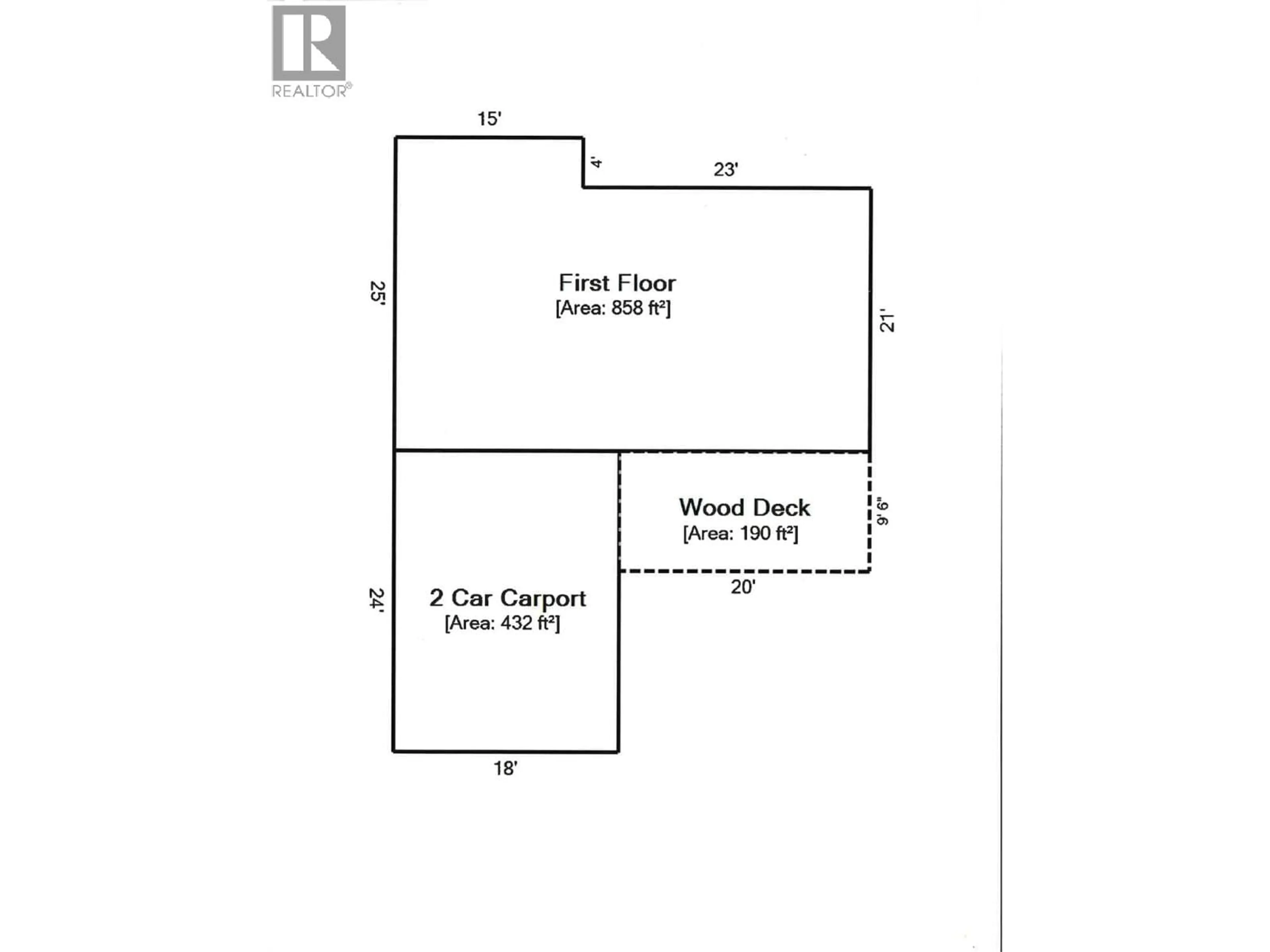 Floor plan for 3306 PLEASANT VALLEY ROAD, Vernon British Columbia V1T4L5