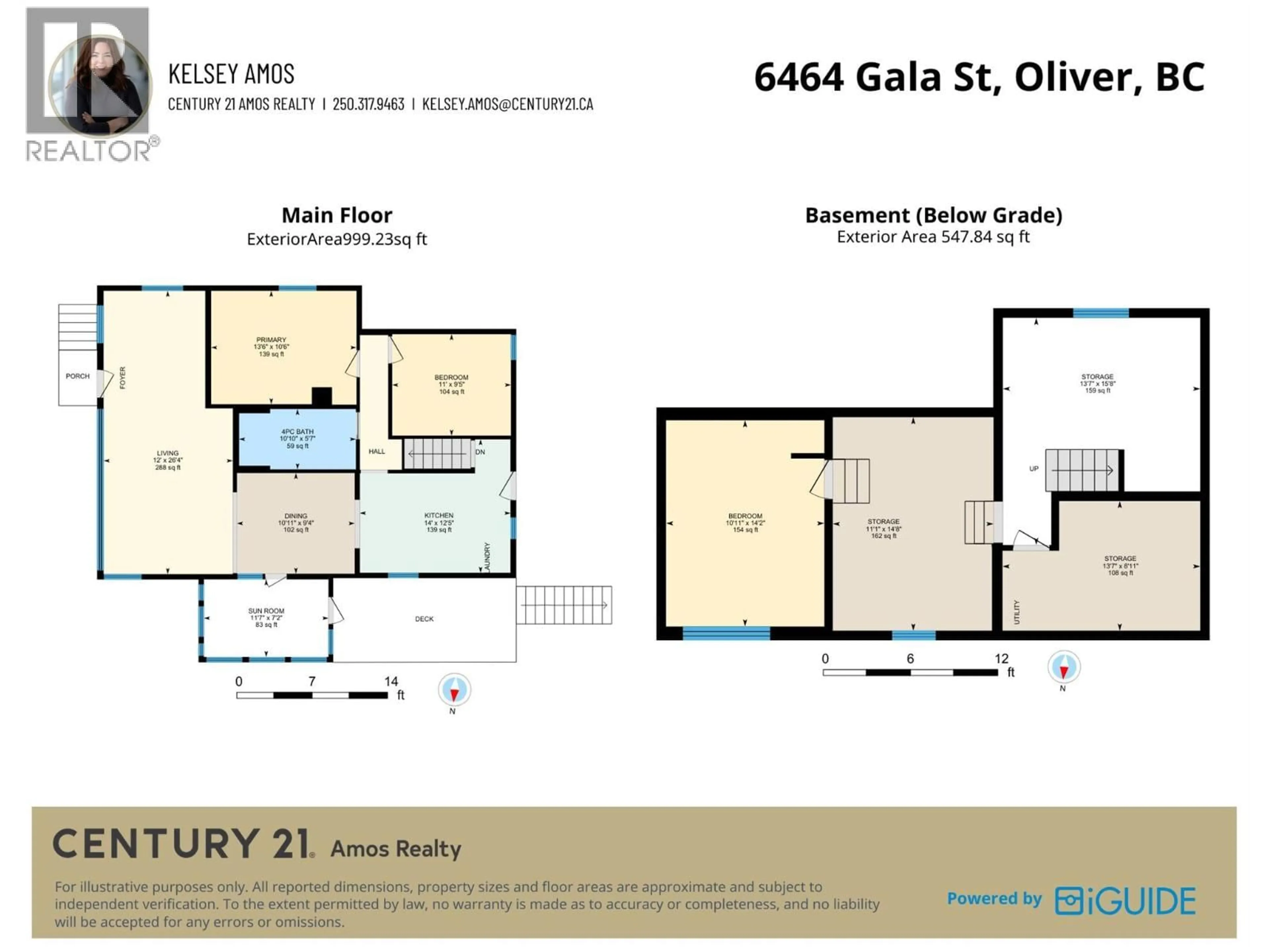 Floor plan for 6464 GALA STREET, Oliver British Columbia V0H1T0