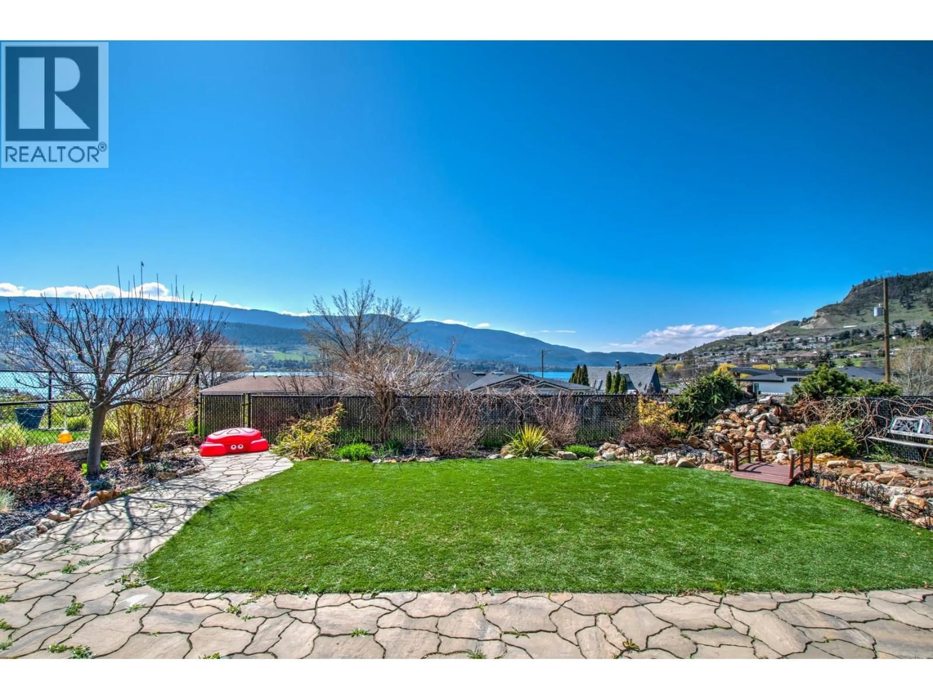 A pic from outside/outdoor area/front of a property/back of a property/a pic from drone, water/lake/river/ocean view for 8764 HOFER DRIVE, Coldstream British Columbia V1B1Y8