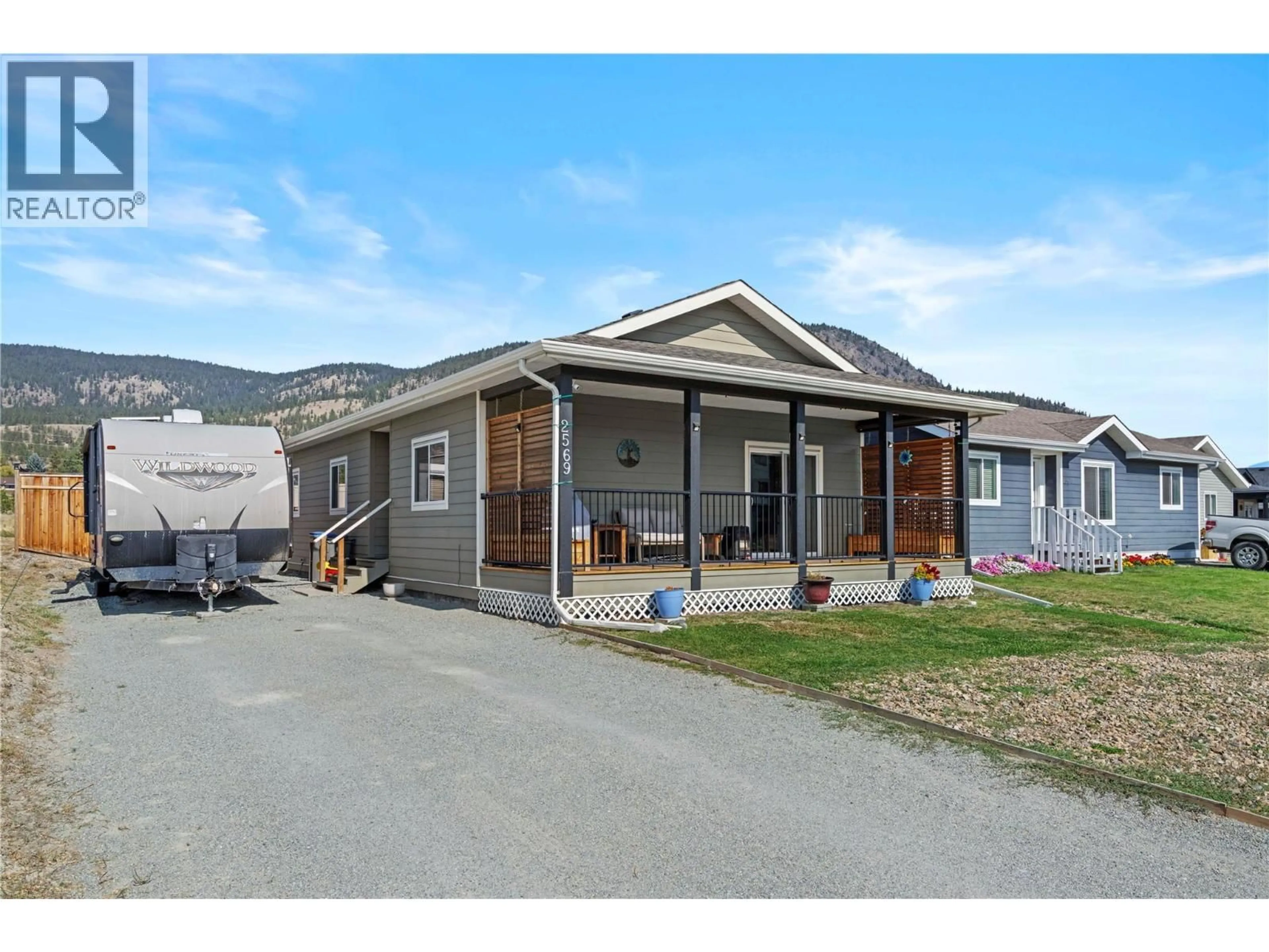 Home with vinyl exterior material, mountain view for 2569 SPRING BANK AVENUE, Merritt British Columbia V1K1S1