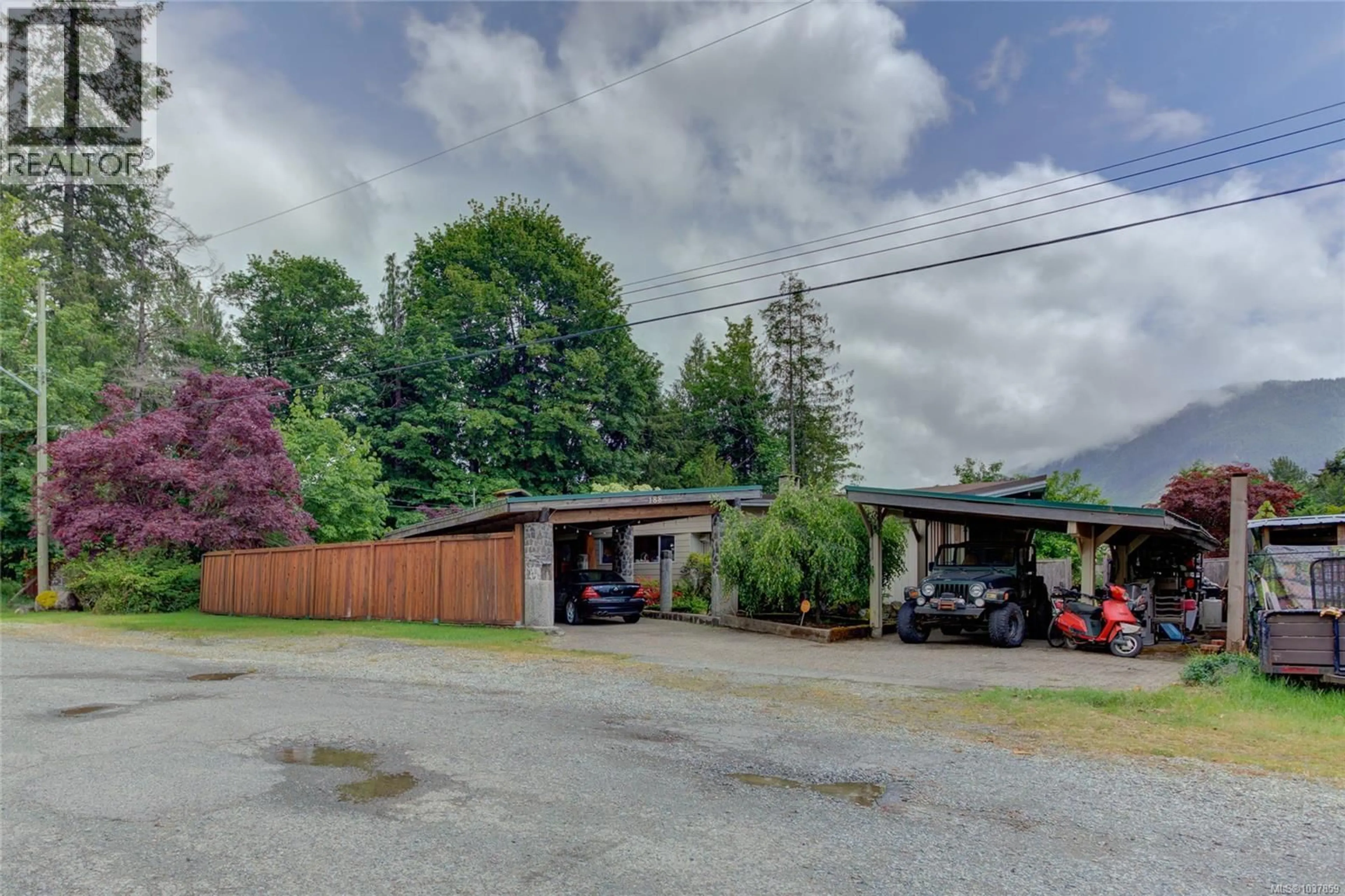 A pic from outside/outdoor area/front of a property/back of a property/a pic from drone, street for 188 NITINAT AVENUE, Lake Cowichan British Columbia V0R2G0