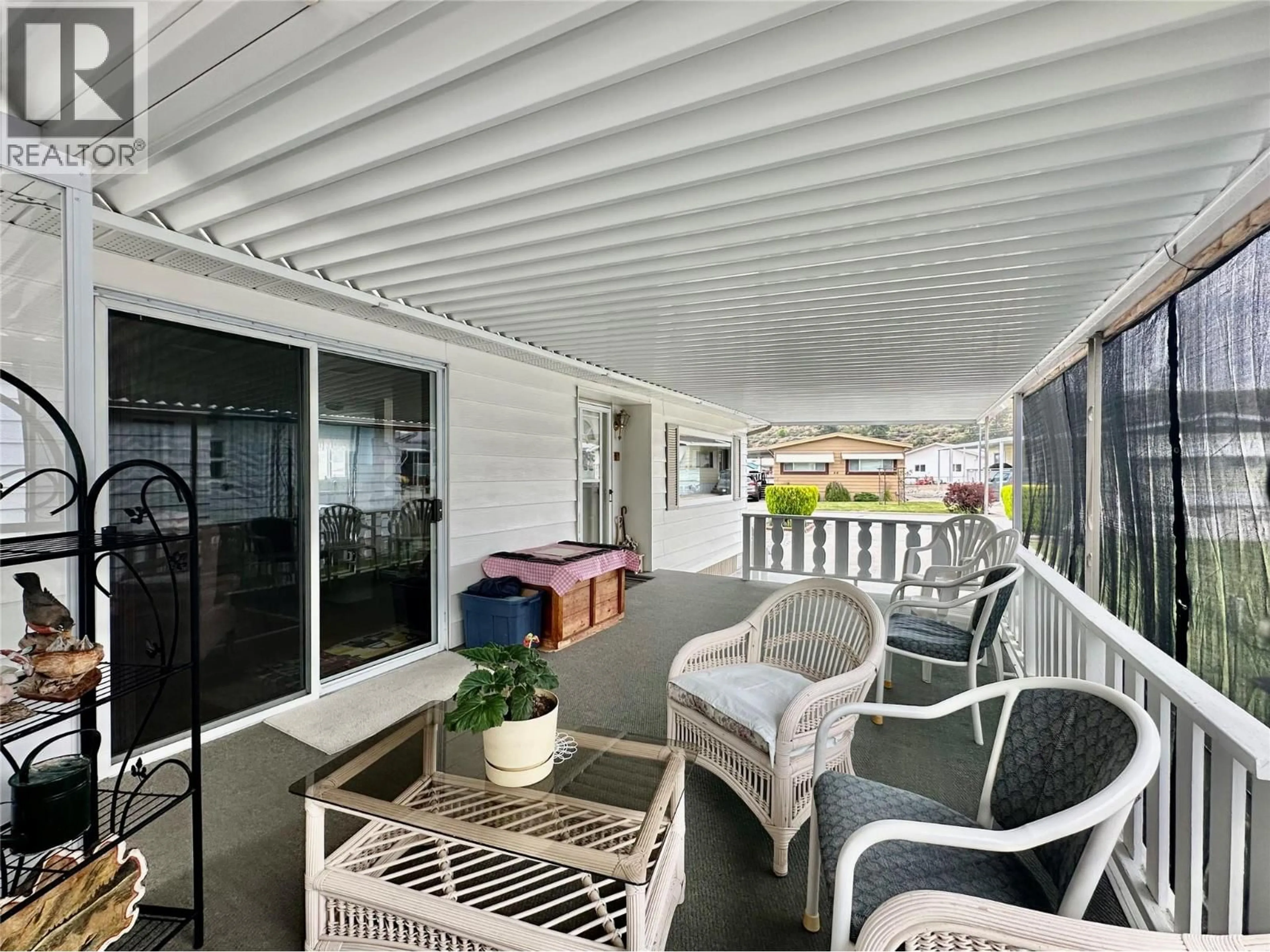 Patio, water/lake/river/ocean view for 63 - 6601 TUCELNUIT DRIVE, Oliver British Columbia V0H1T3