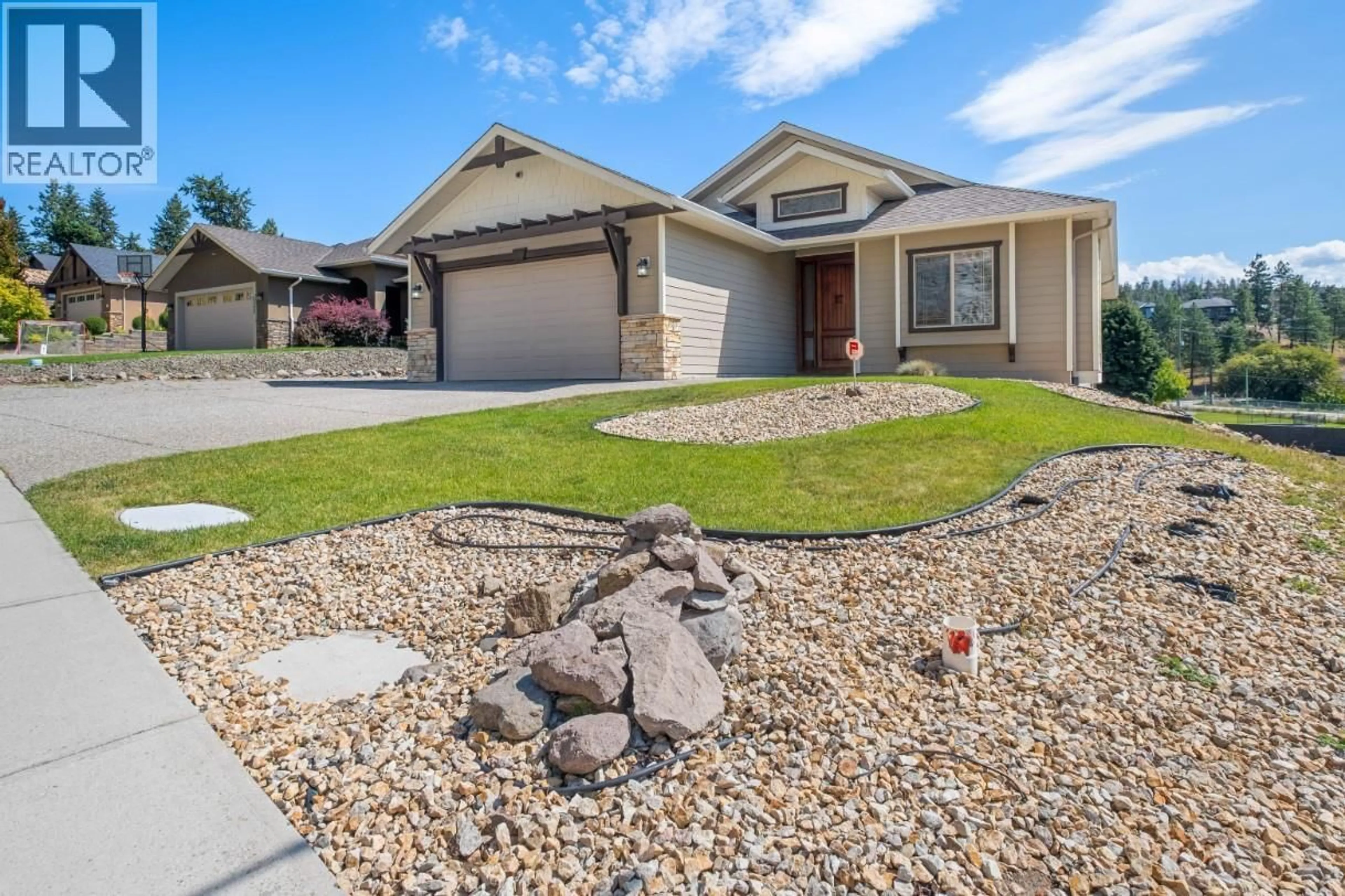 Home with vinyl exterior material, street for 2568 TUSCANY DRIVE, West Kelowna British Columbia V4T3B6