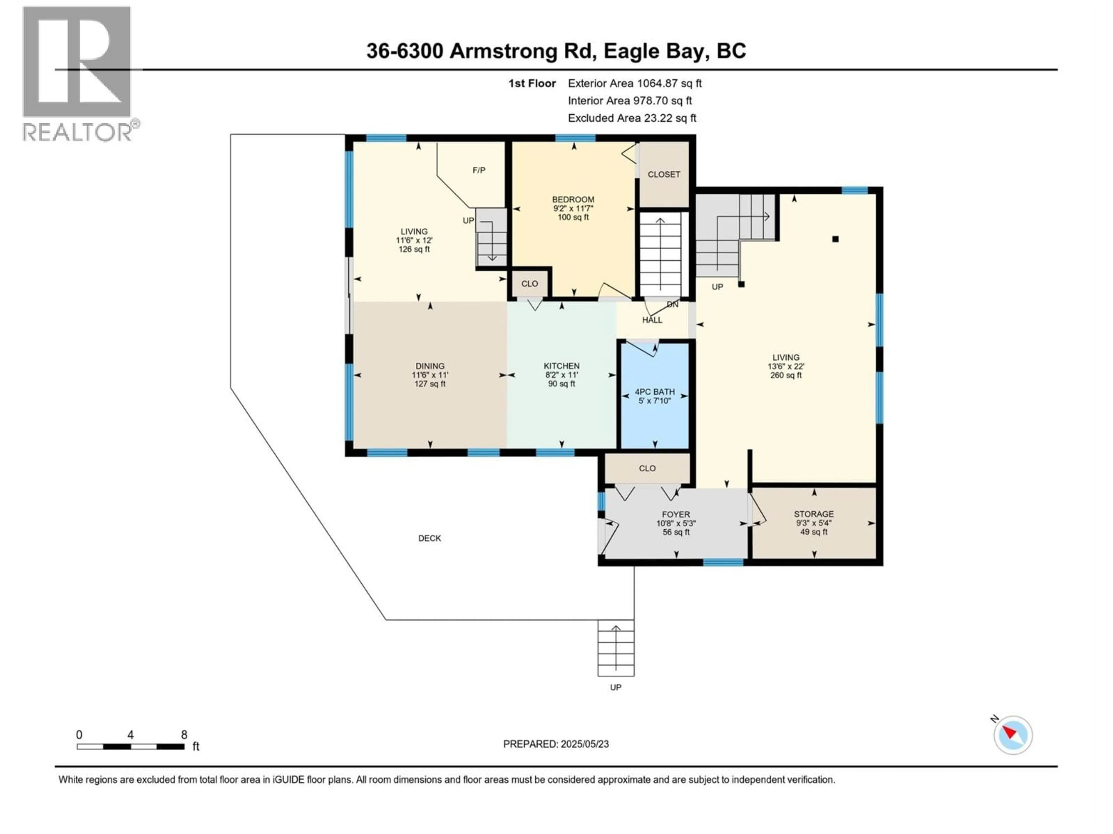 Floor plan for 36 - 6300 ARMSTRONG ROAD, Eagle Bay British Columbia V0E1T0