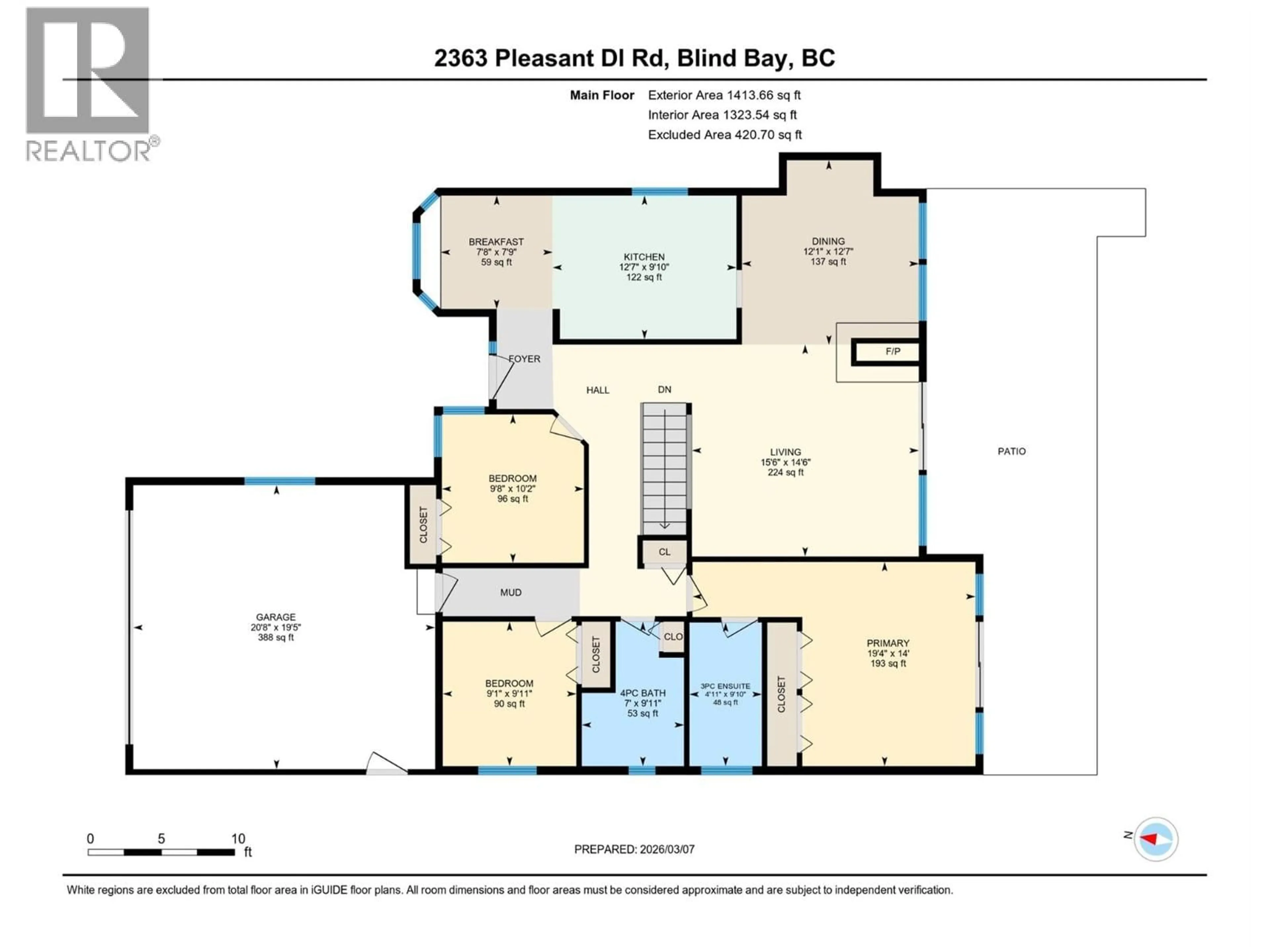 Floor plan for 2363 PLEASANT DALE ROAD, Blind Bay British Columbia V0E1H1
