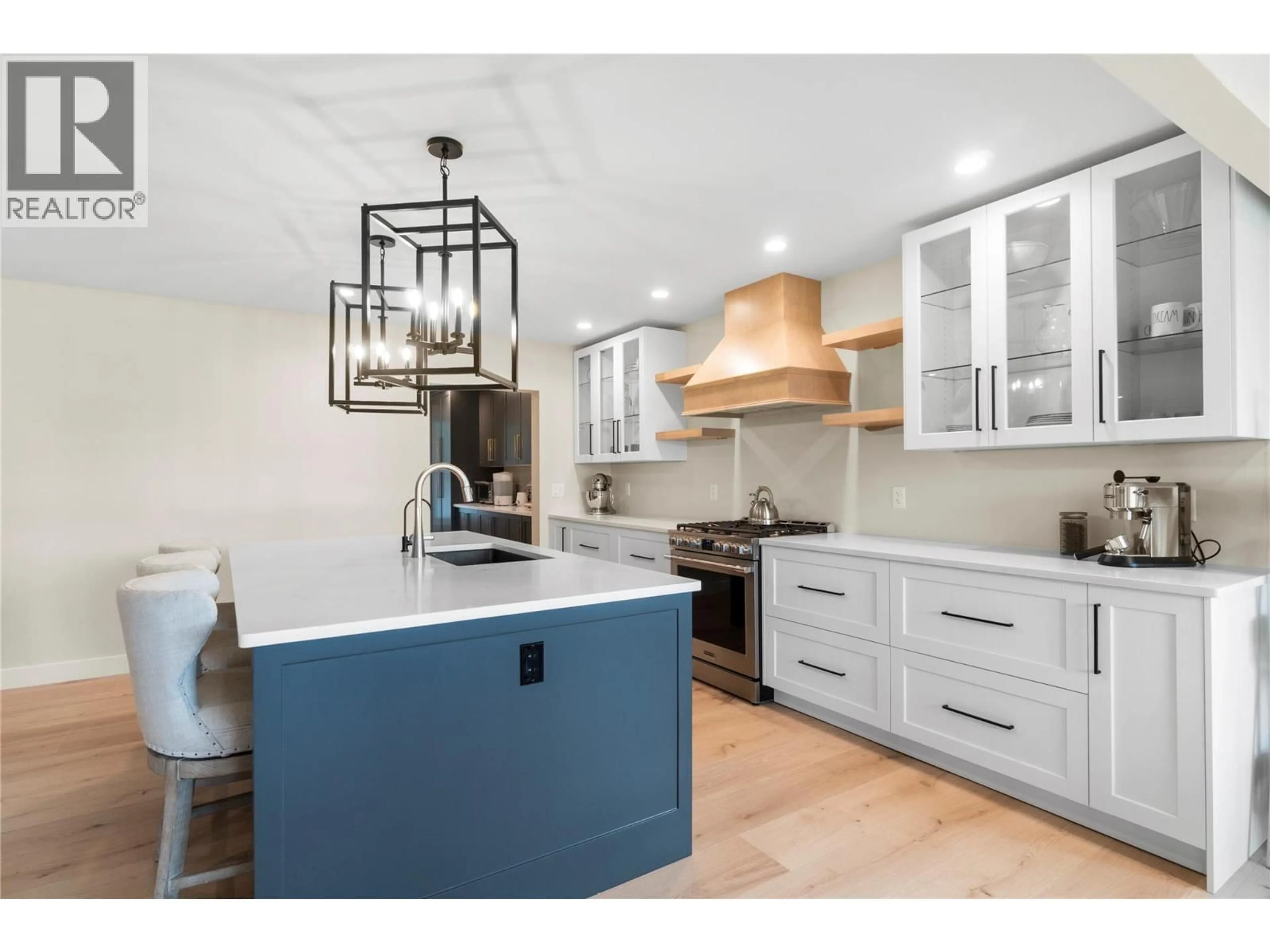 Open concept kitchen, ceramic/tile floor for 2270 LIONS RIDGE ROAD, Celista British Columbia V0E1M6