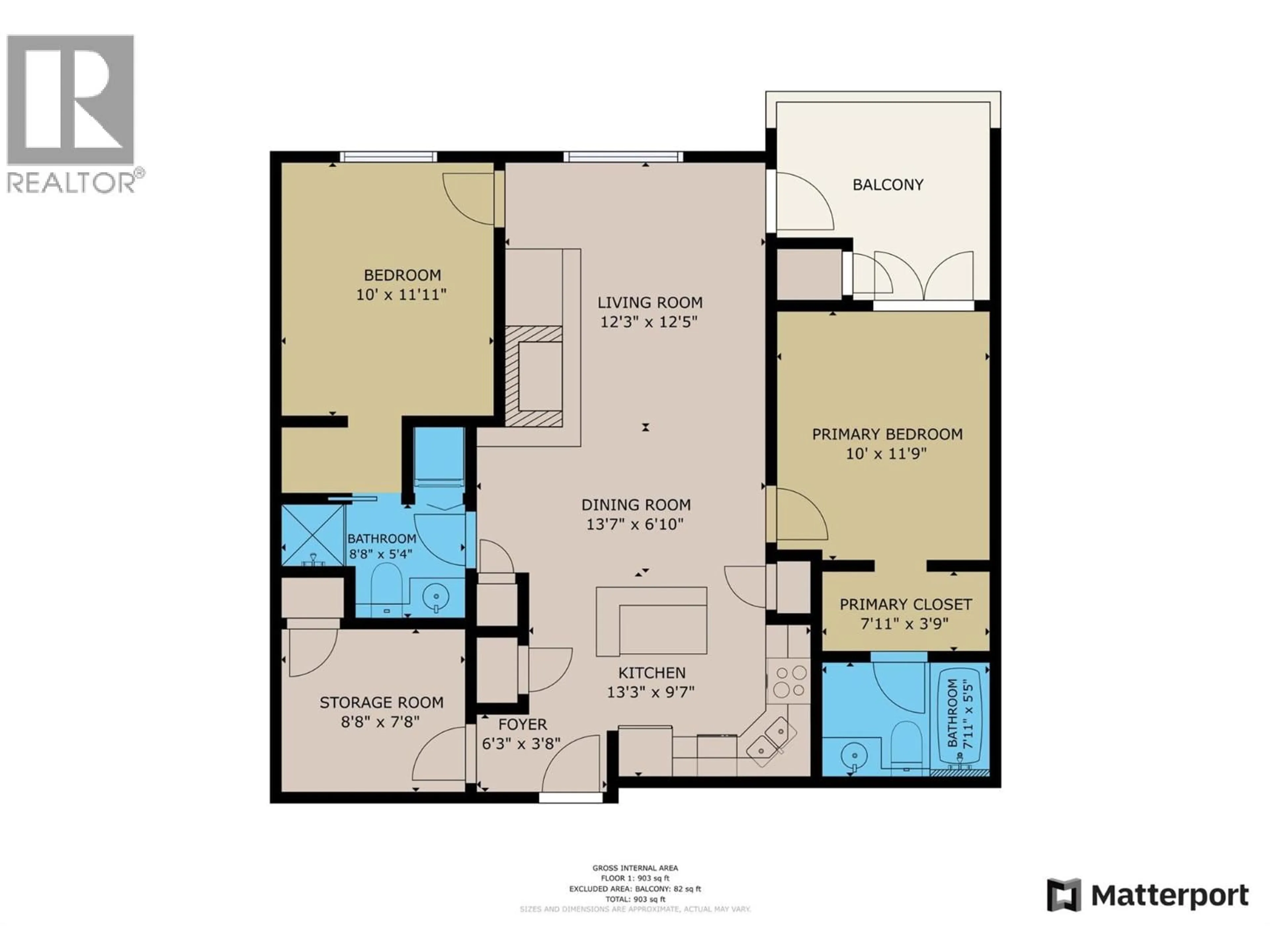 Floor plan for 2112 - 7495 COLUMBIA AVENUE, Radium Hot Springs British Columbia V0A1M0