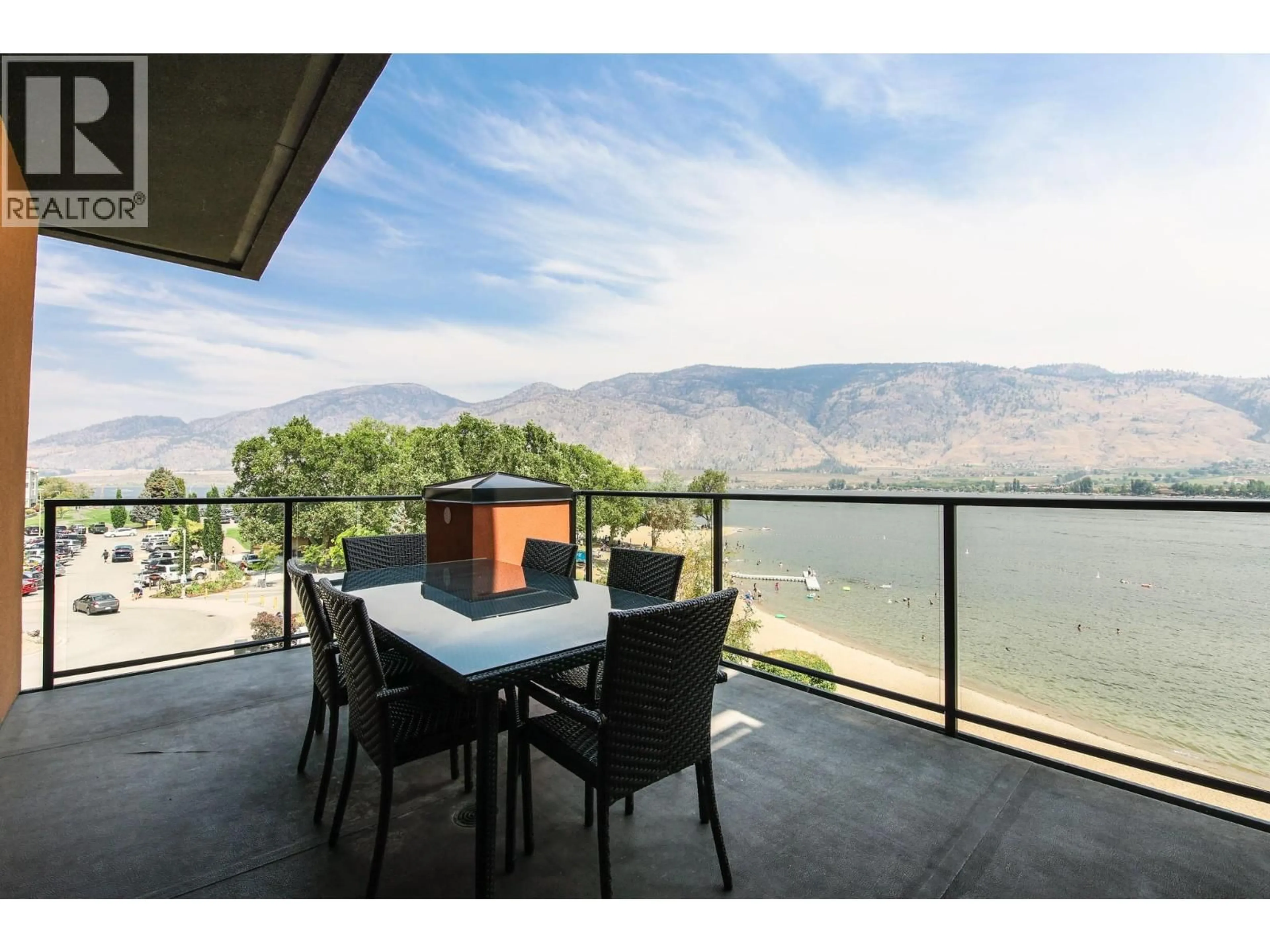 Patio, water/lake/river/ocean view for 304-15 PARK PLACE, Osoyoos British Columbia V0H1V0