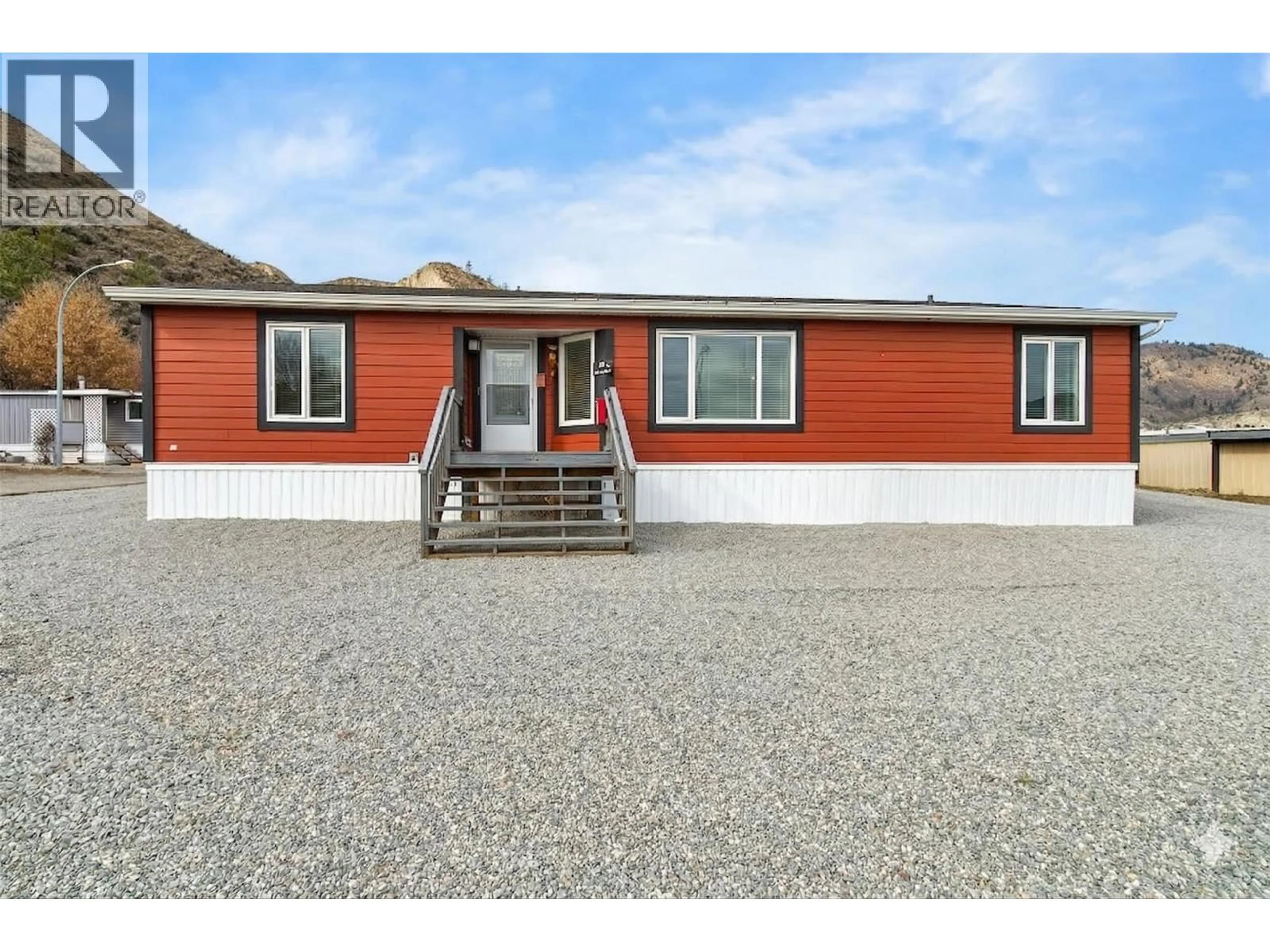 A pic from outside/outdoor area/front of a property/back of a property/a pic from drone, building for B11 - 7155 DALLAS DRIVE, Kamloops British Columbia V2C4T1