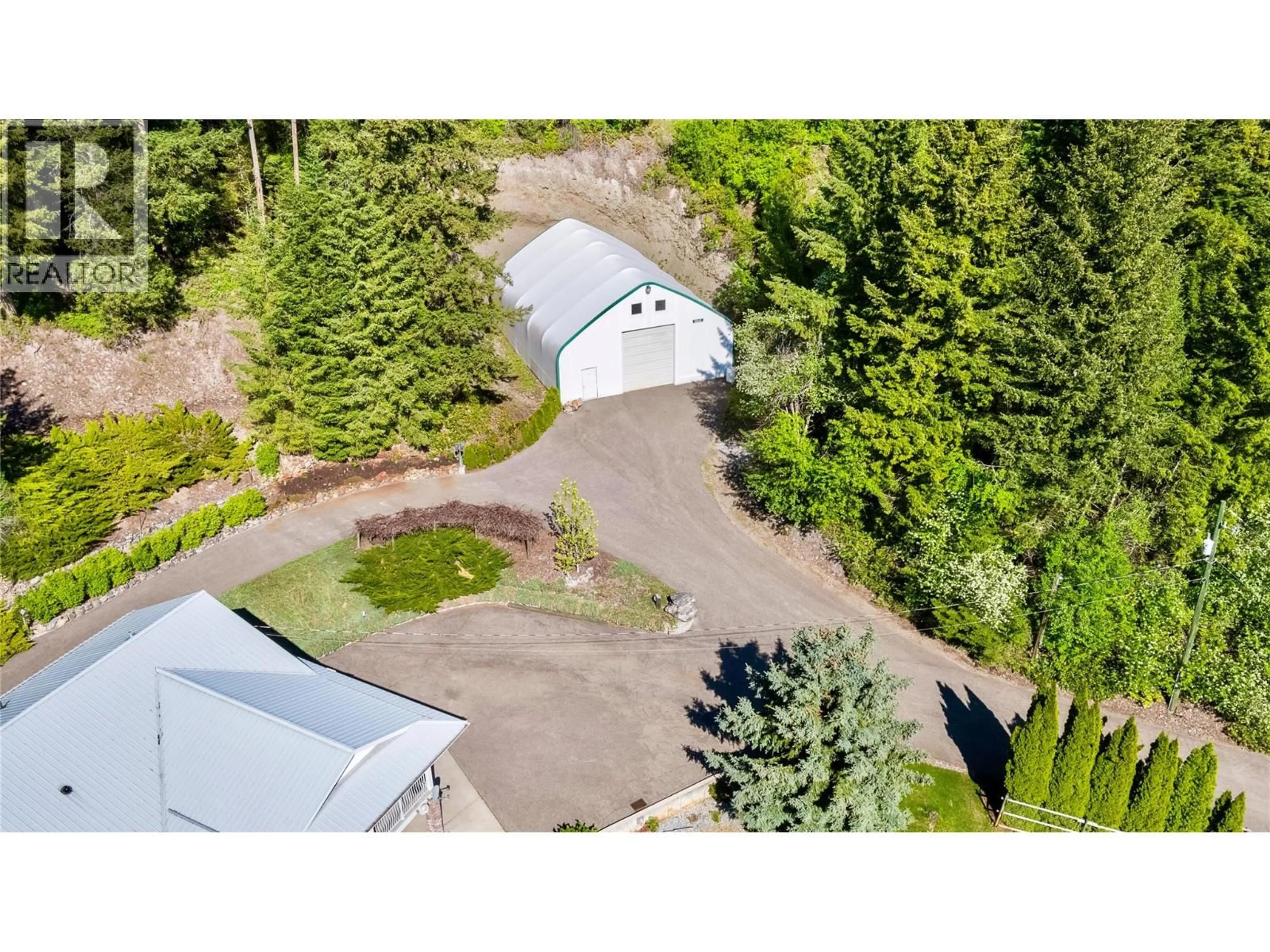 A pic from outside/outdoor area/front of a property/back of a property/a pic from drone, unknown for 3855 TURNER ROAD, Tappen British Columbia V0E2X1