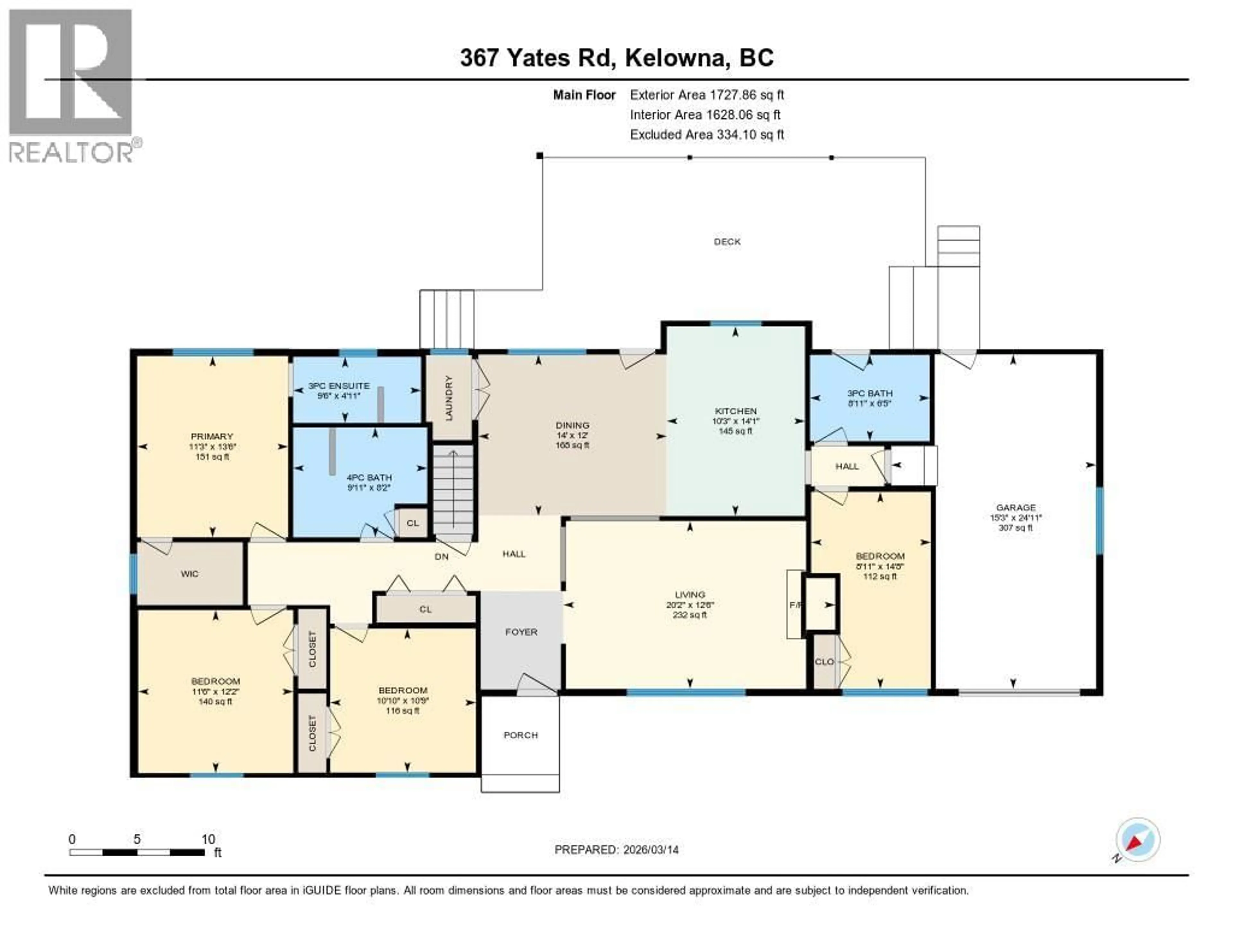 Floor plan for 367 YATES ROAD, Kelowna British Columbia V1V1R4