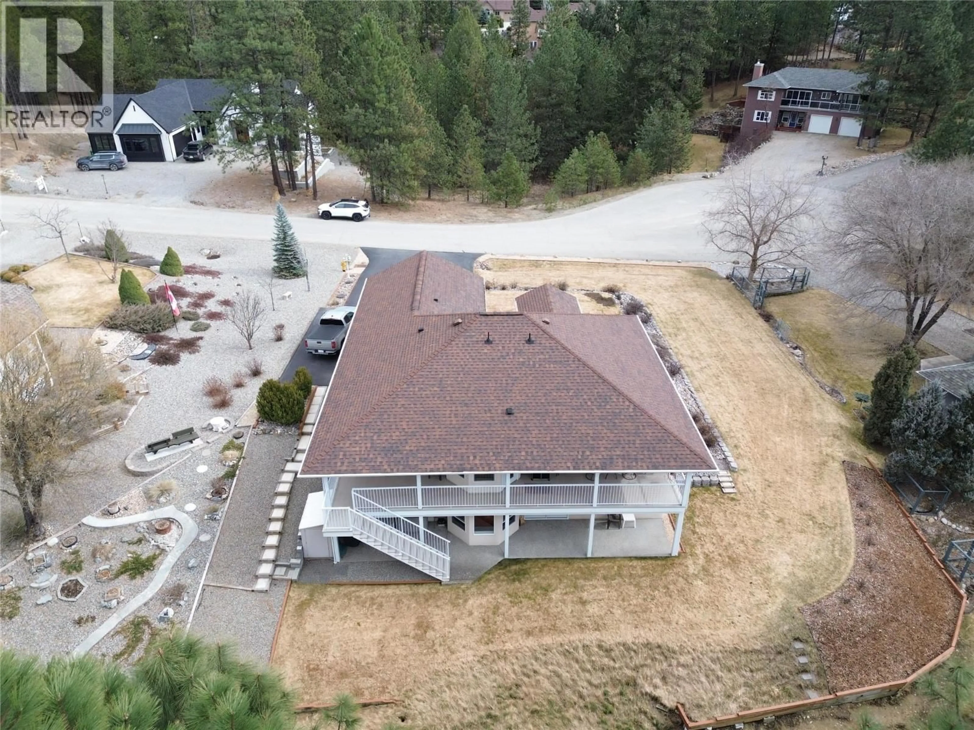 A pic from outside/outdoor area/front of a property/back of a property/a pic from drone, mountain view for 2695 PLACER PLACE, Grand Forks British Columbia V0H1H2