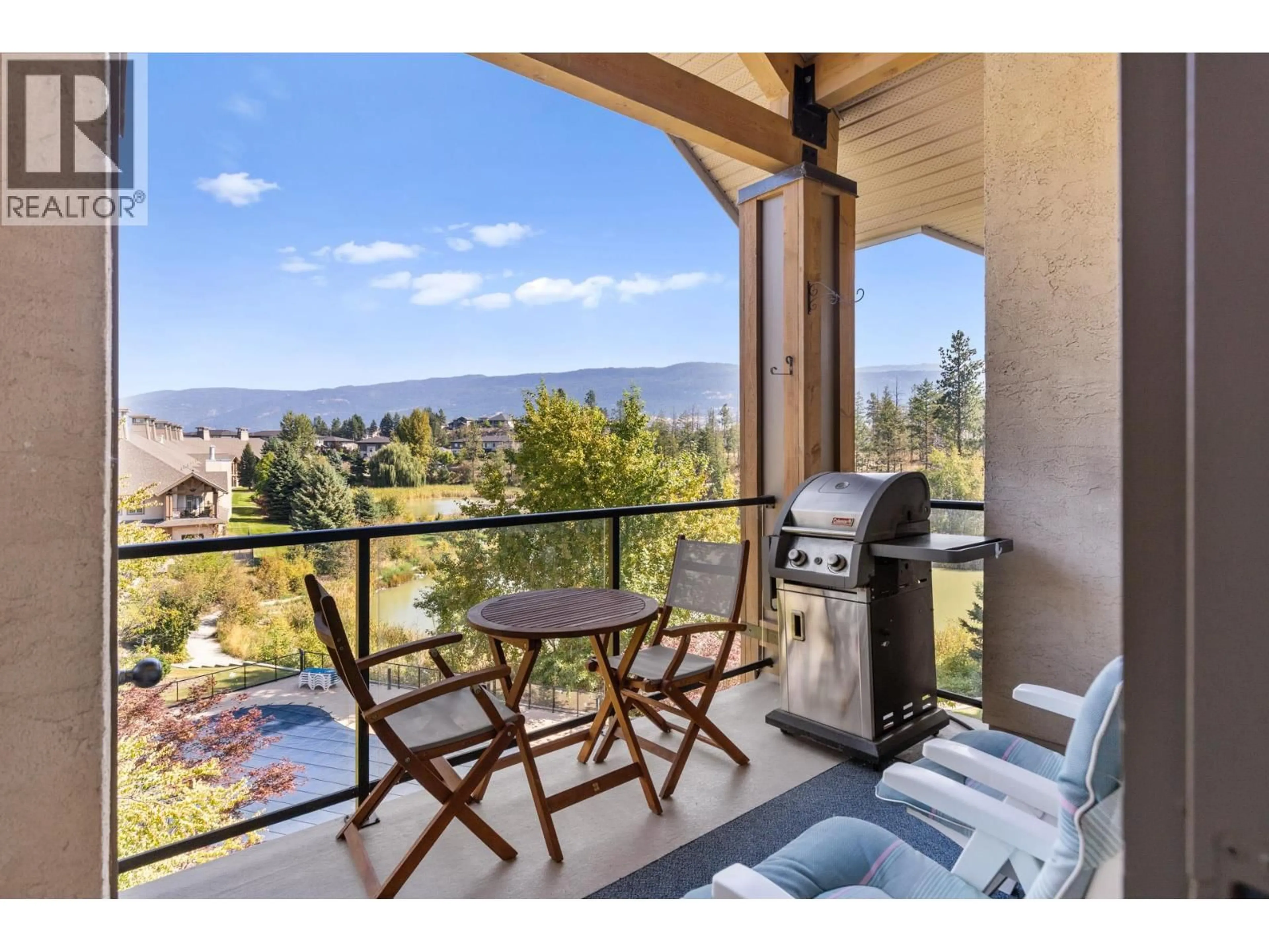 Patio, water/lake/river/ocean view for 408 - 2551 SHORELINE DRIVE, Lake Country British Columbia V1Y4B4