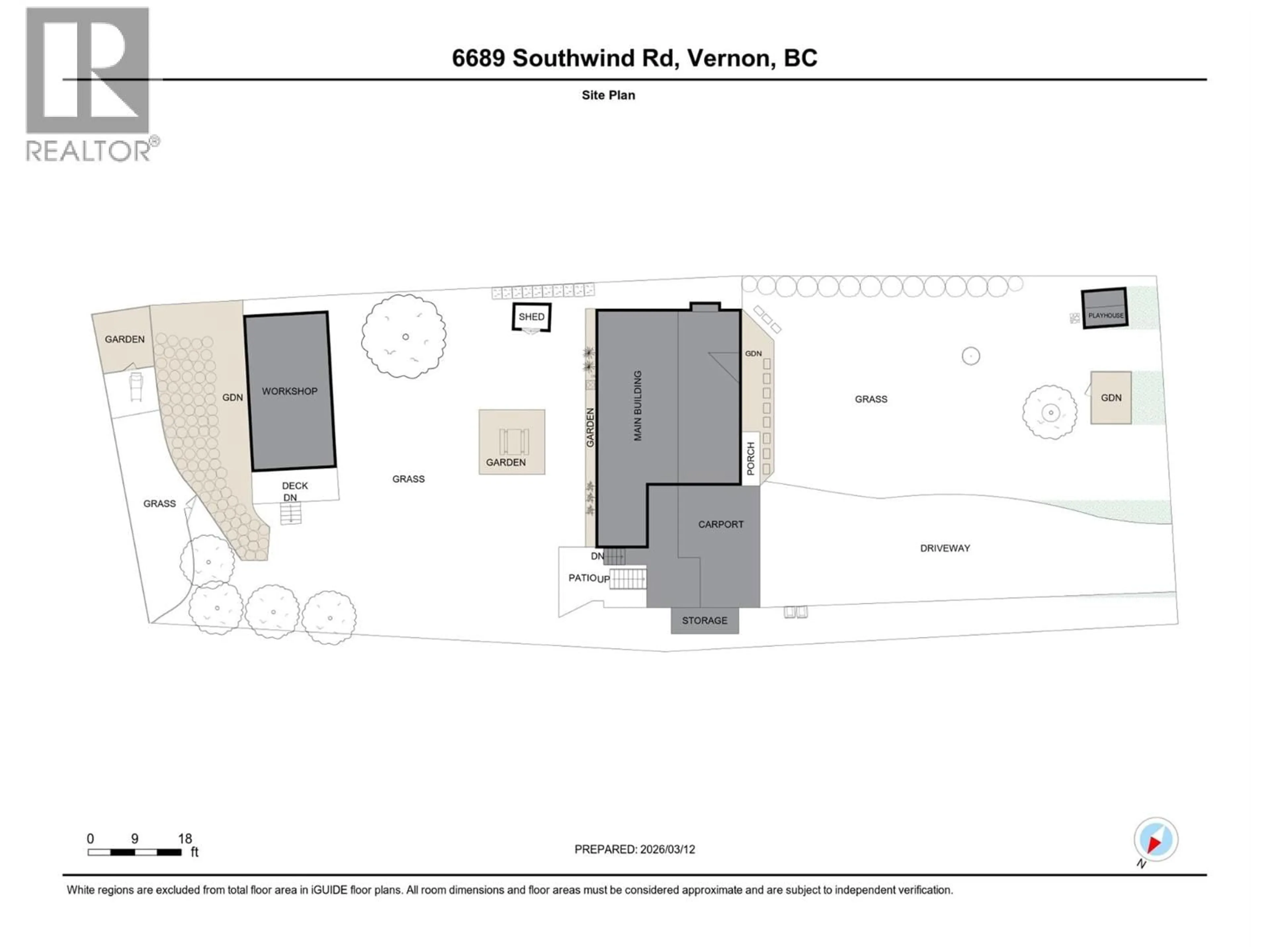 Floor plan for 6689 SOUTHWIND ROAD, Vernon British Columbia V1H1B7