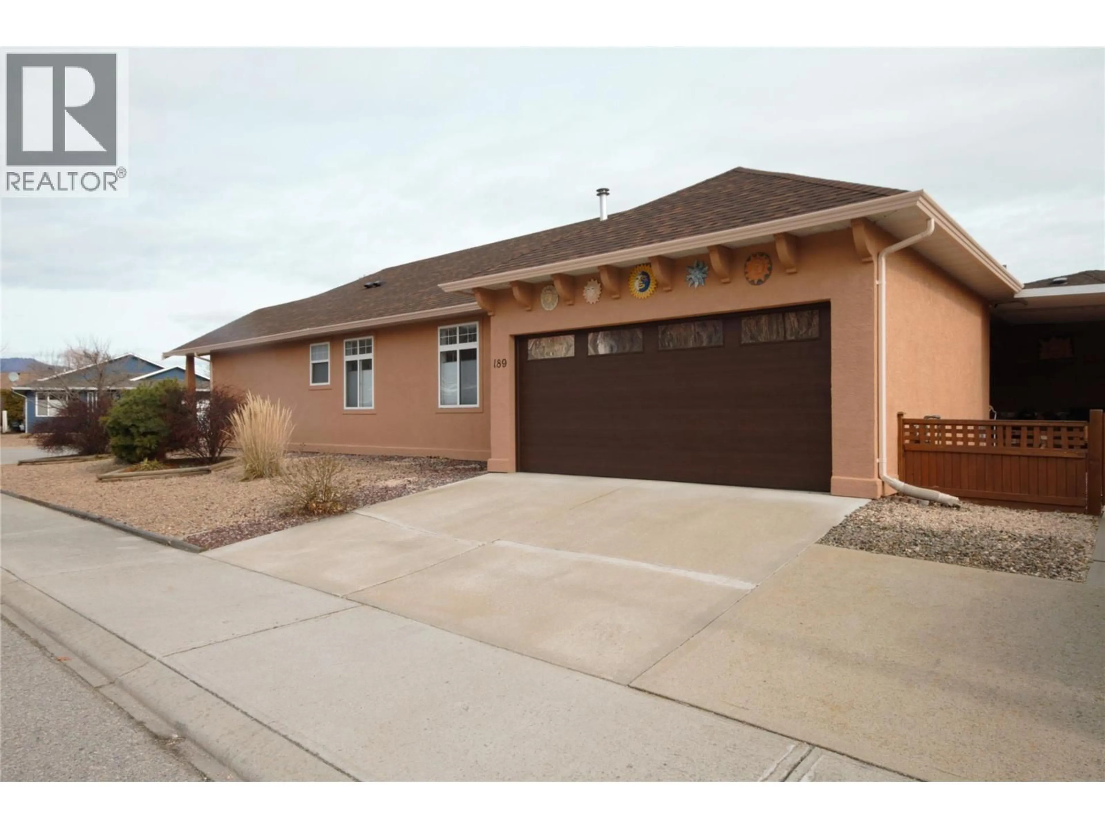 Home with brick exterior material, street for 189 WILLOWS PLACE, Oliver British Columbia V0H1T4