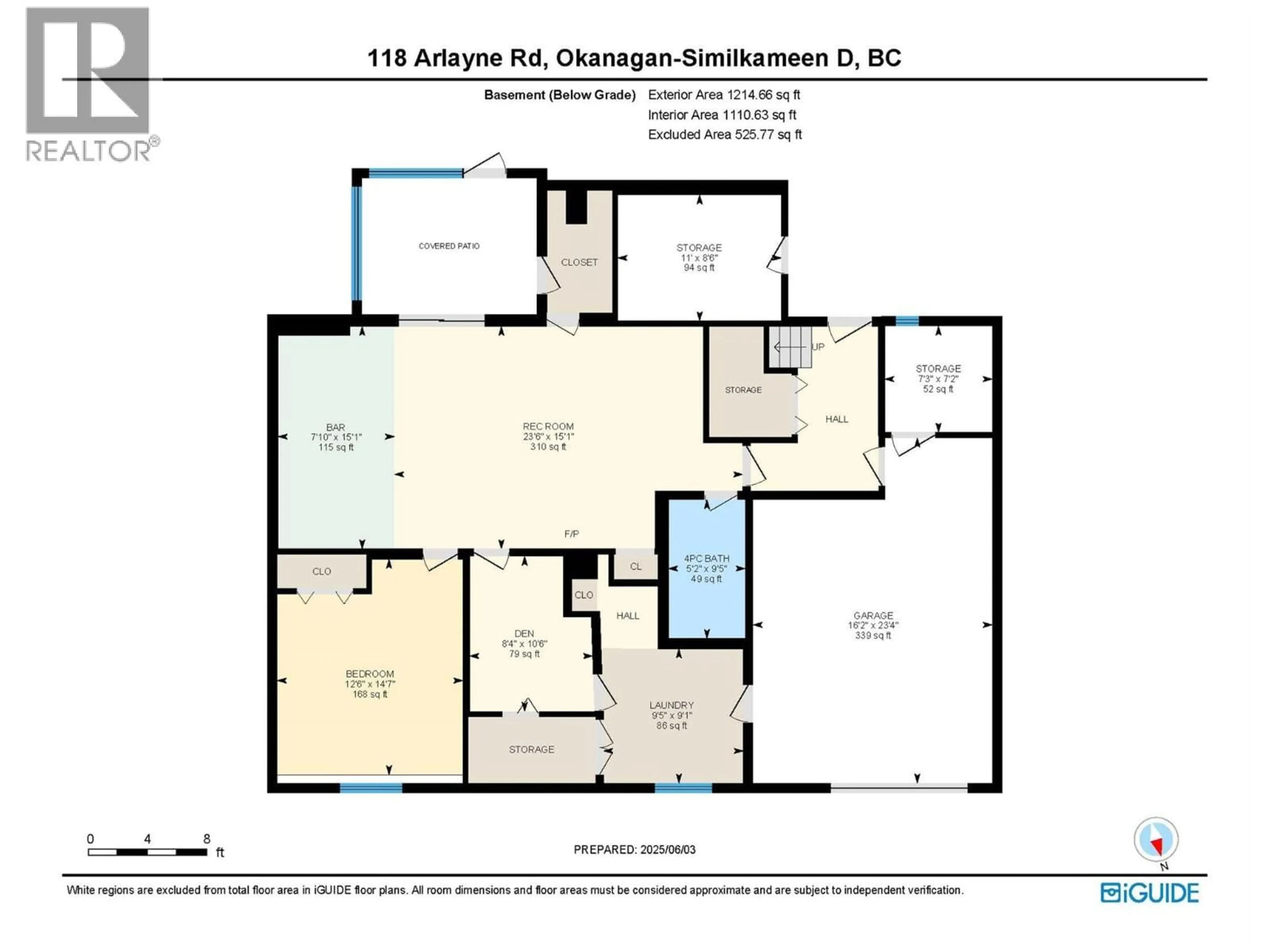 Floor plan for 118 ARLAYNE ROAD, Kaleden British Columbia V0H1K0