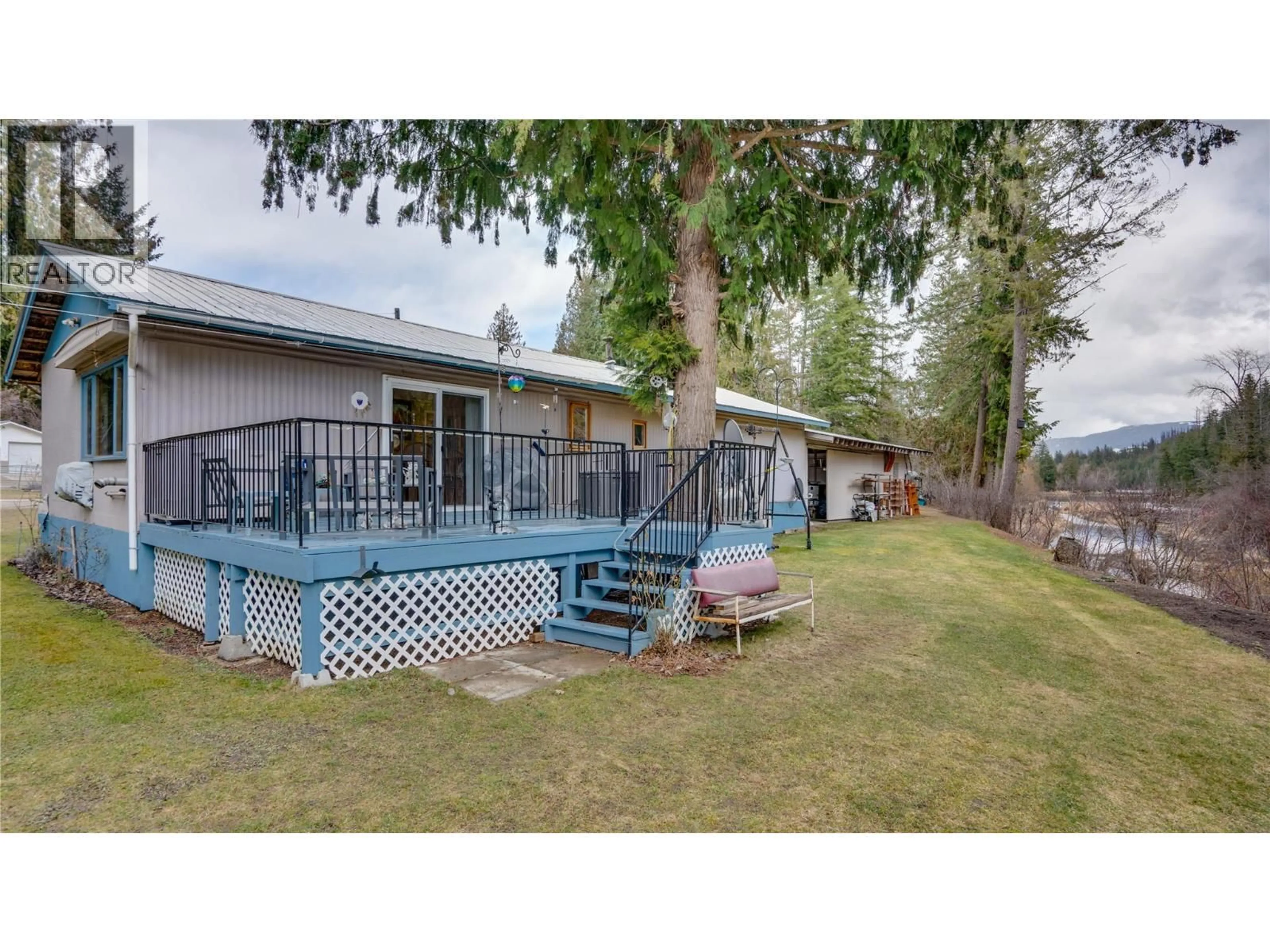 Patio, mountain view for 630 ENDERBY MABEL LAKE ROAD, Enderby British Columbia V4Y4K7