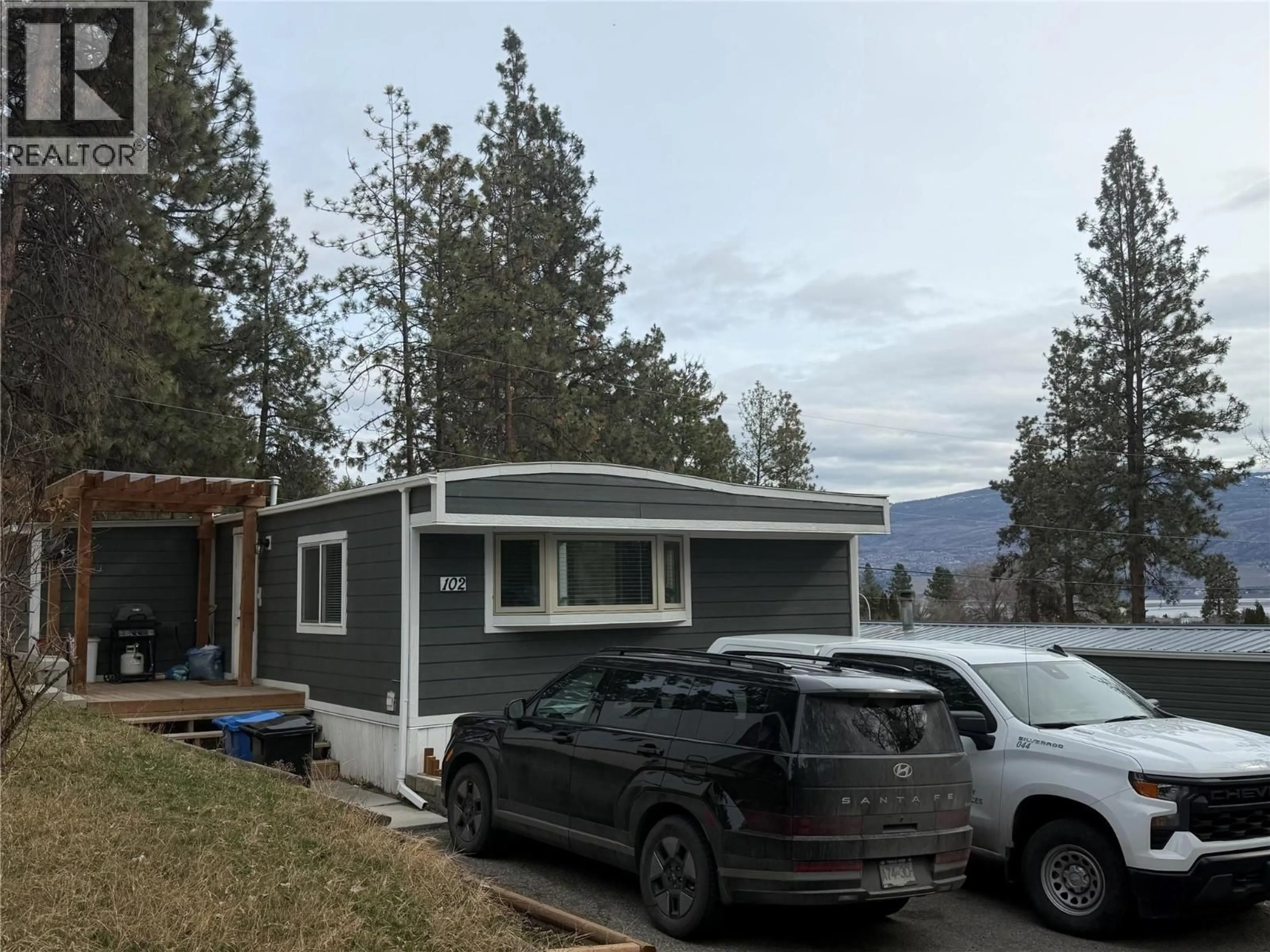 Home with vinyl exterior material, mountain view for 102 - 1860 BOUCHERIE ROAD, Westbank British Columbia V4T2A3