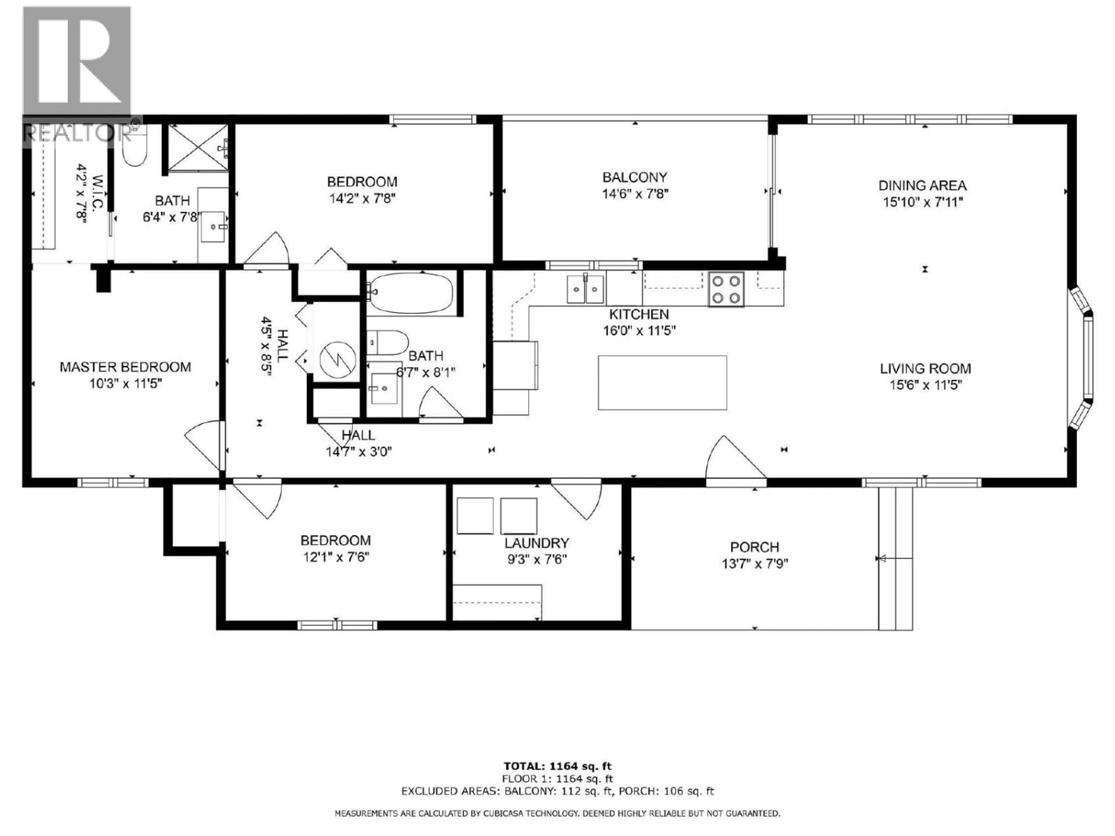 Floor plan for 102 - 1860 BOUCHERIE ROAD, Westbank British Columbia V4T2A3