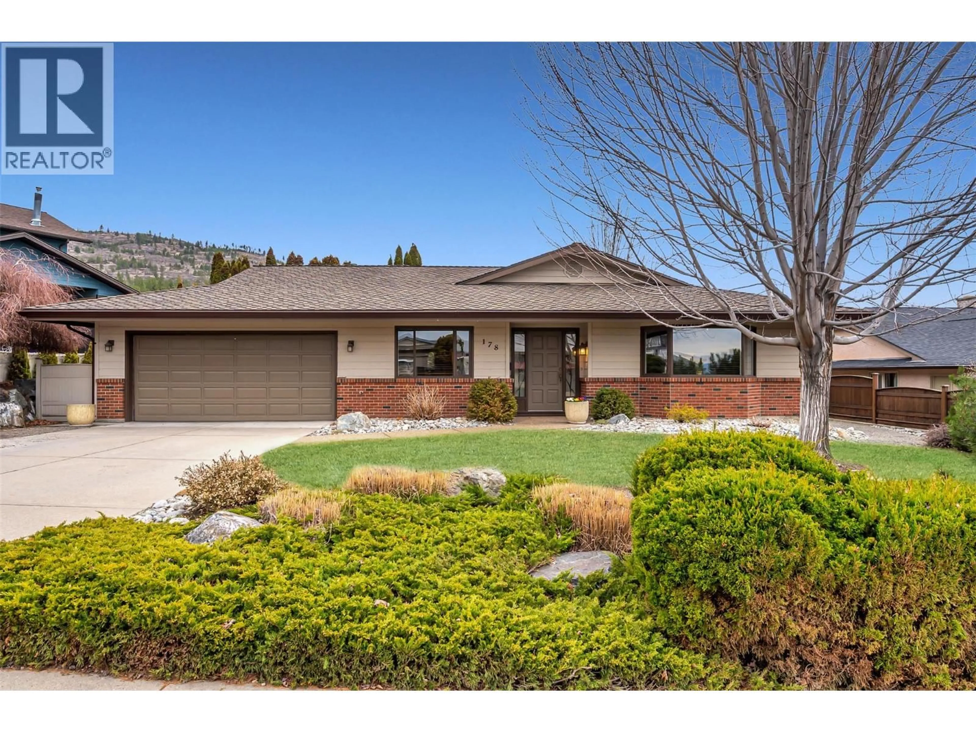Home with brick exterior material, street for 178 WESTVIEW DRIVE, Penticton British Columbia V2A7R2